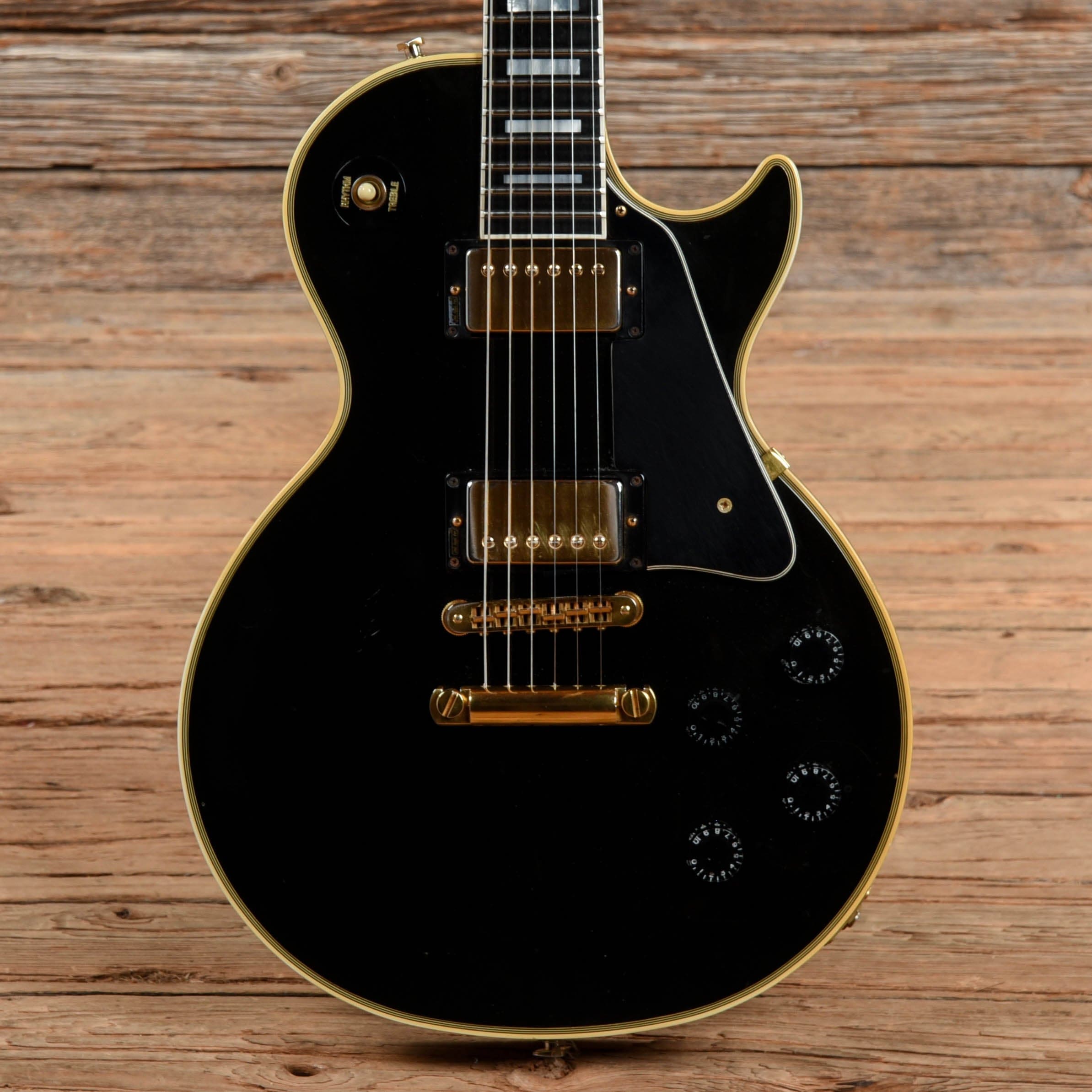 Gibson Les Paul Custom Ebony 1986 Electric Guitars / Solid Body