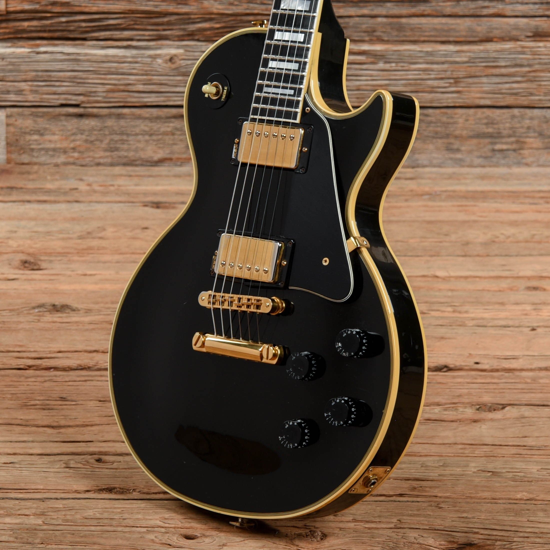 Gibson Les Paul Custom Ebony 1986 Electric Guitars / Solid Body