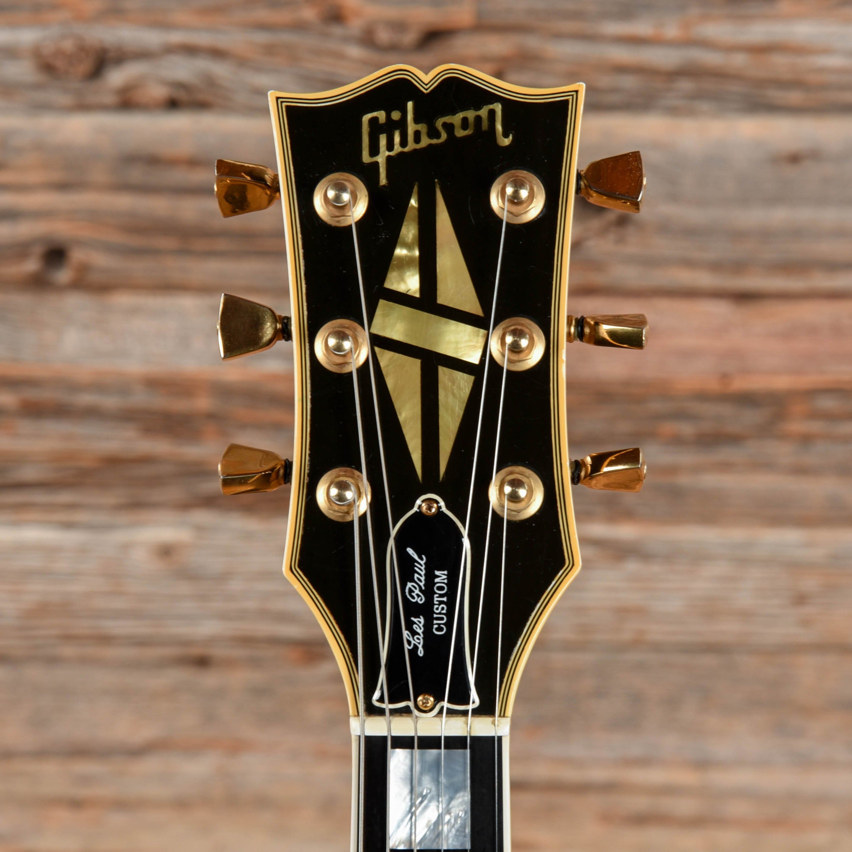 Gibson Les Paul Custom Ebony 1986 Electric Guitars / Solid Body