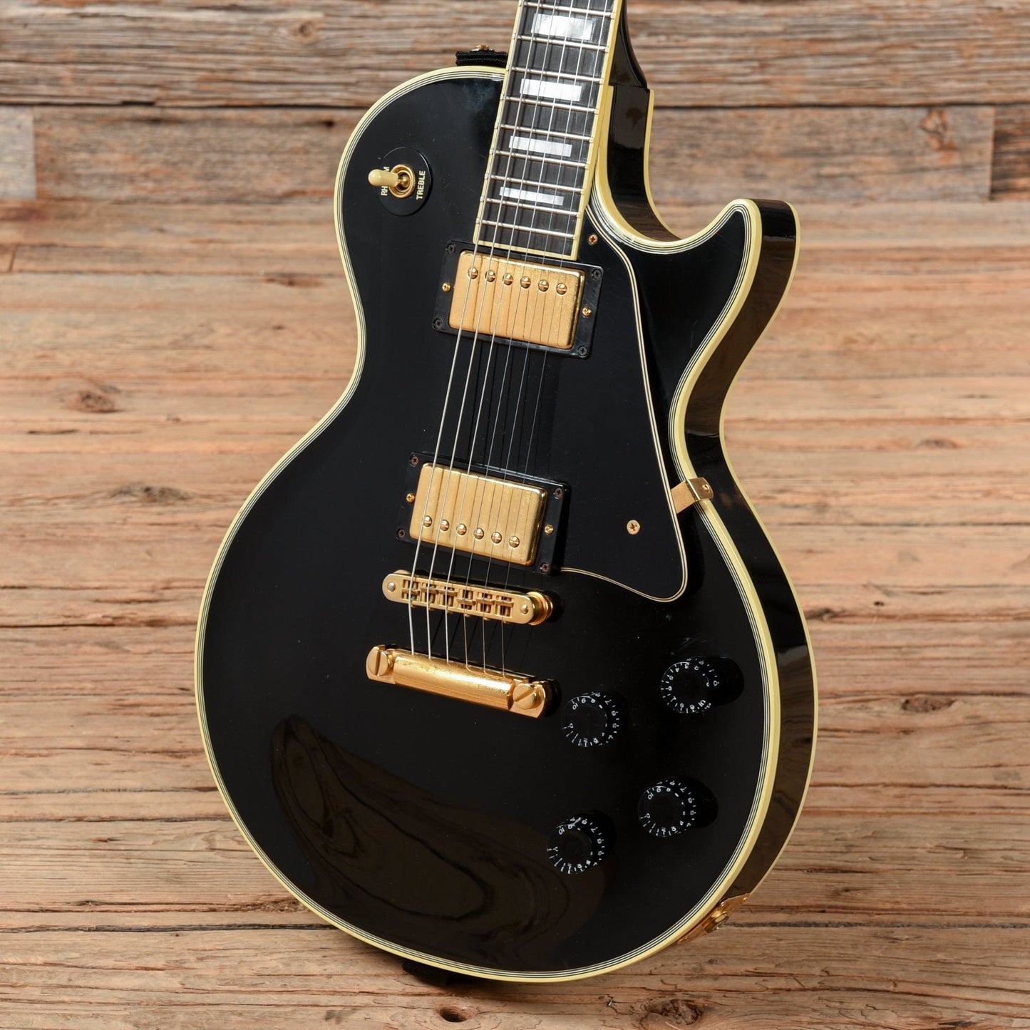 Gibson Les Paul Custom Ebony 1987 Electric Guitars / Solid Body