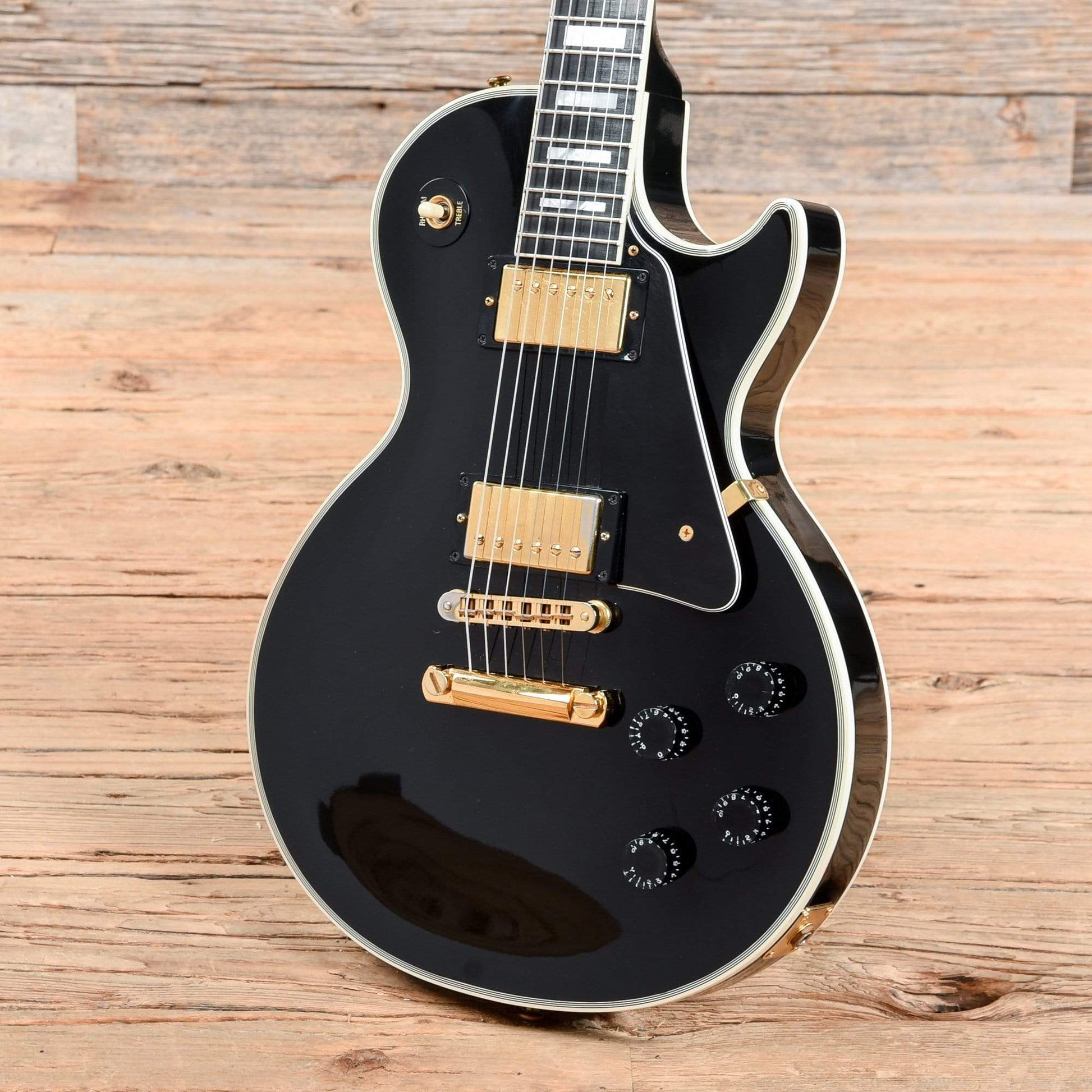 Gibson Les Paul Custom Ebony 2007 Electric Guitars / Solid Body