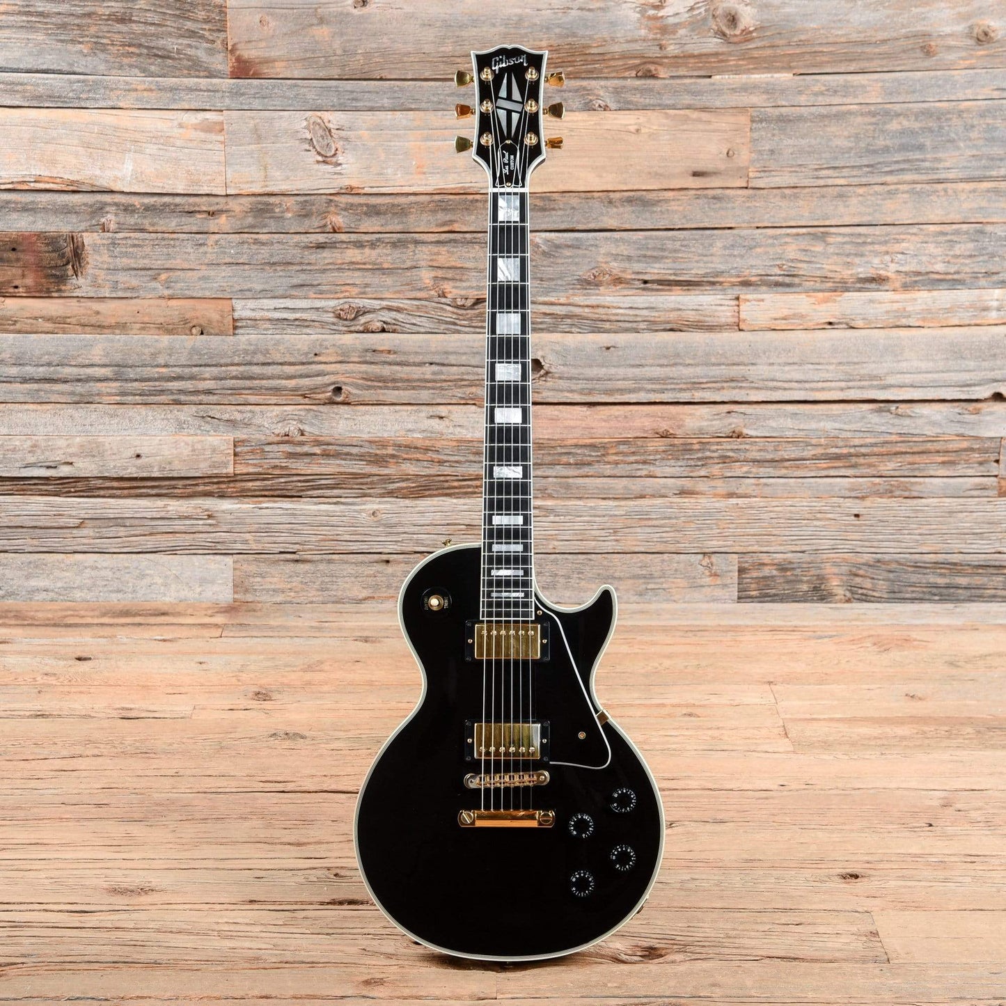 Gibson Les Paul Custom Ebony 2007 Electric Guitars / Solid Body