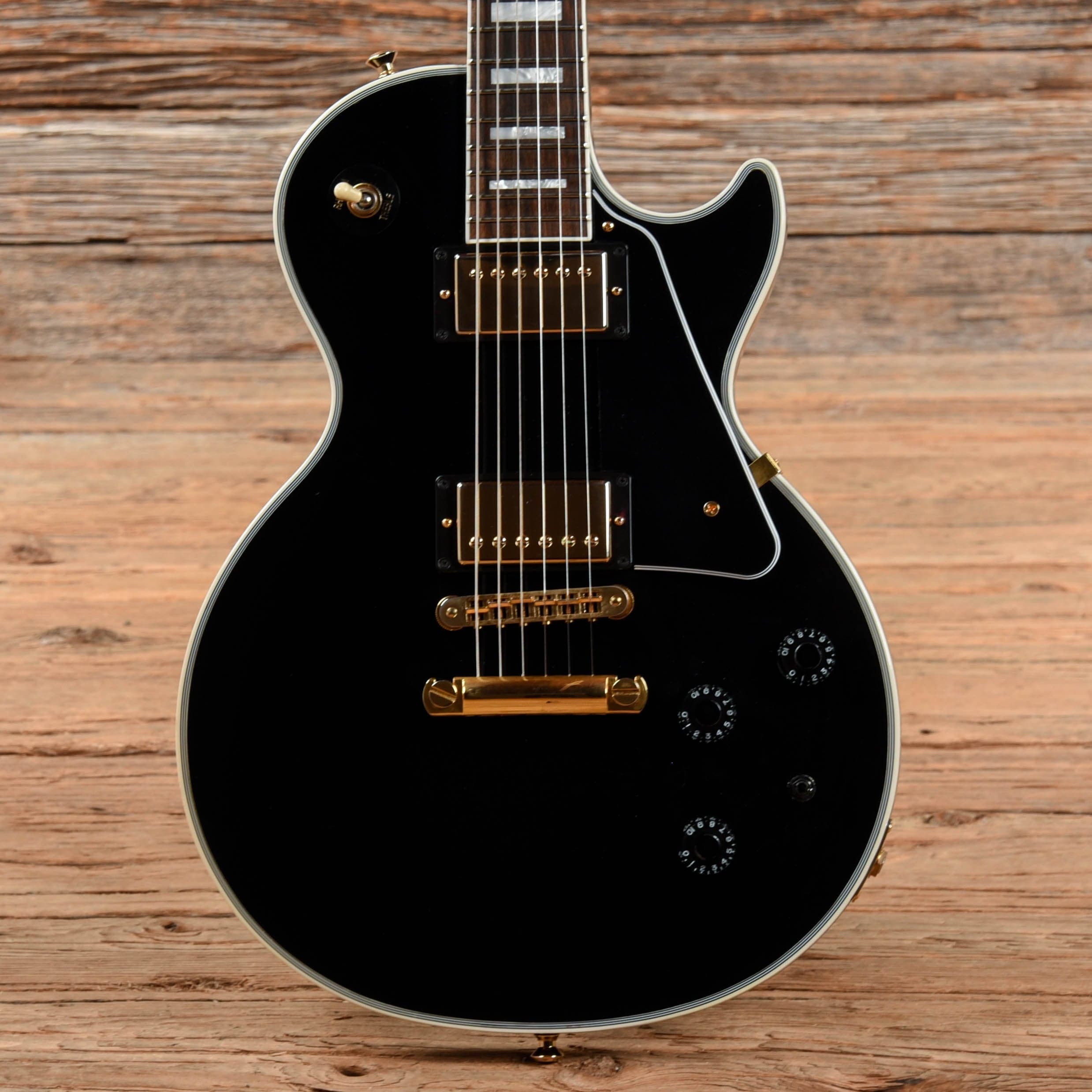 Gibson Custom Gibson Les Paul Custom Lite Ebony – Chicago Music Exchange