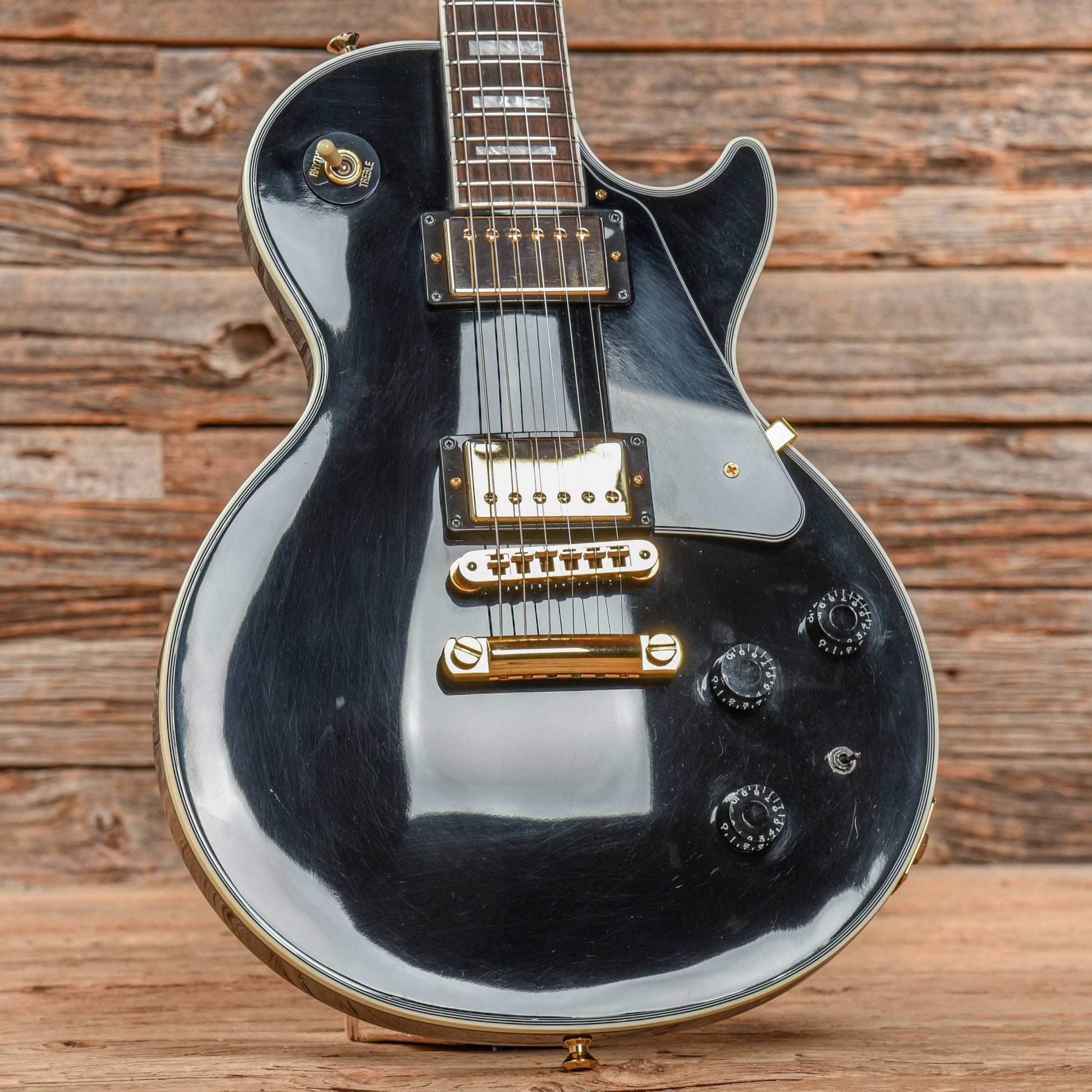 Gibson Les Paul Custom Lite Ebony Electric Guitars / Solid Body