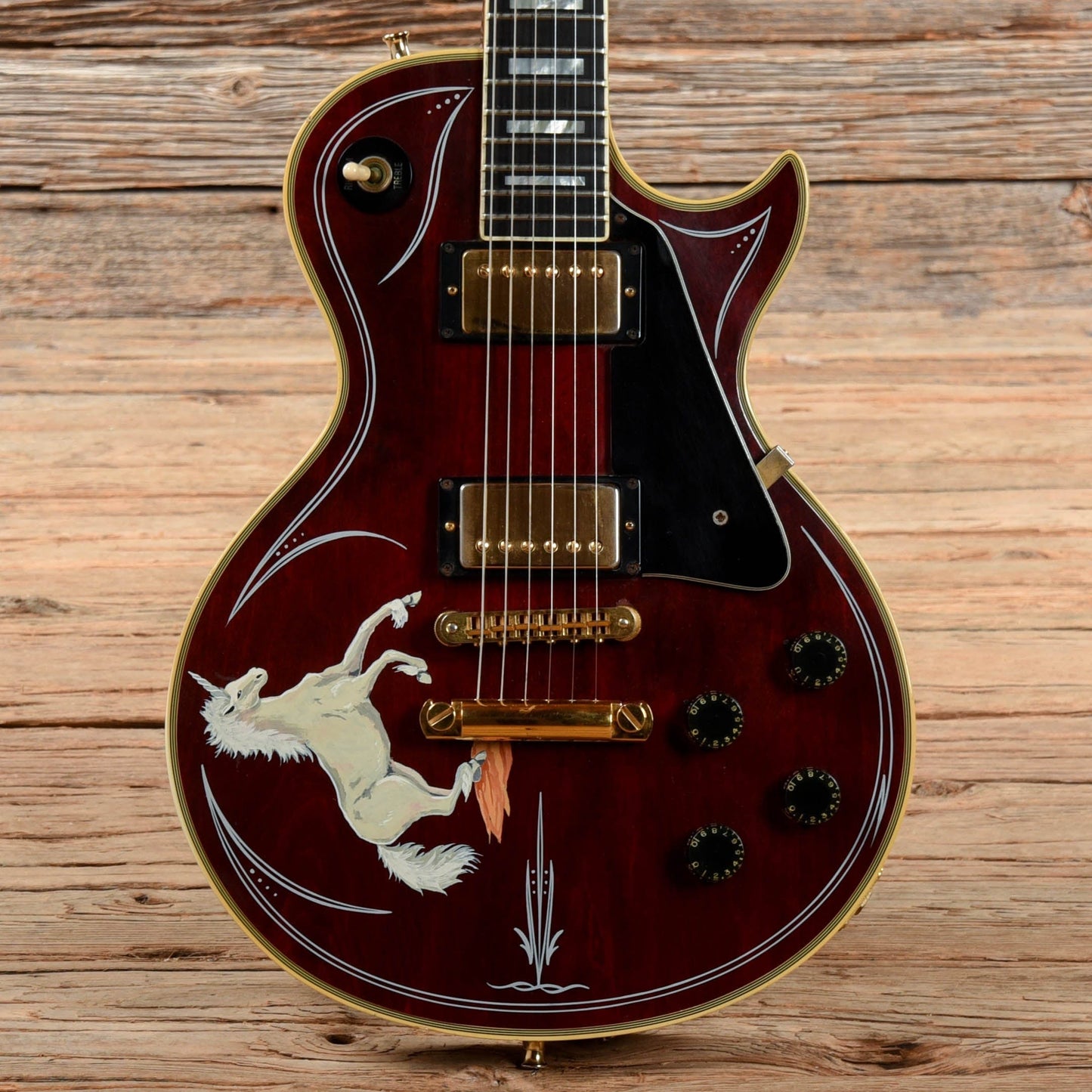 Gibson Les Paul Custom Wine Red 1980 Electric Guitars / Solid Body