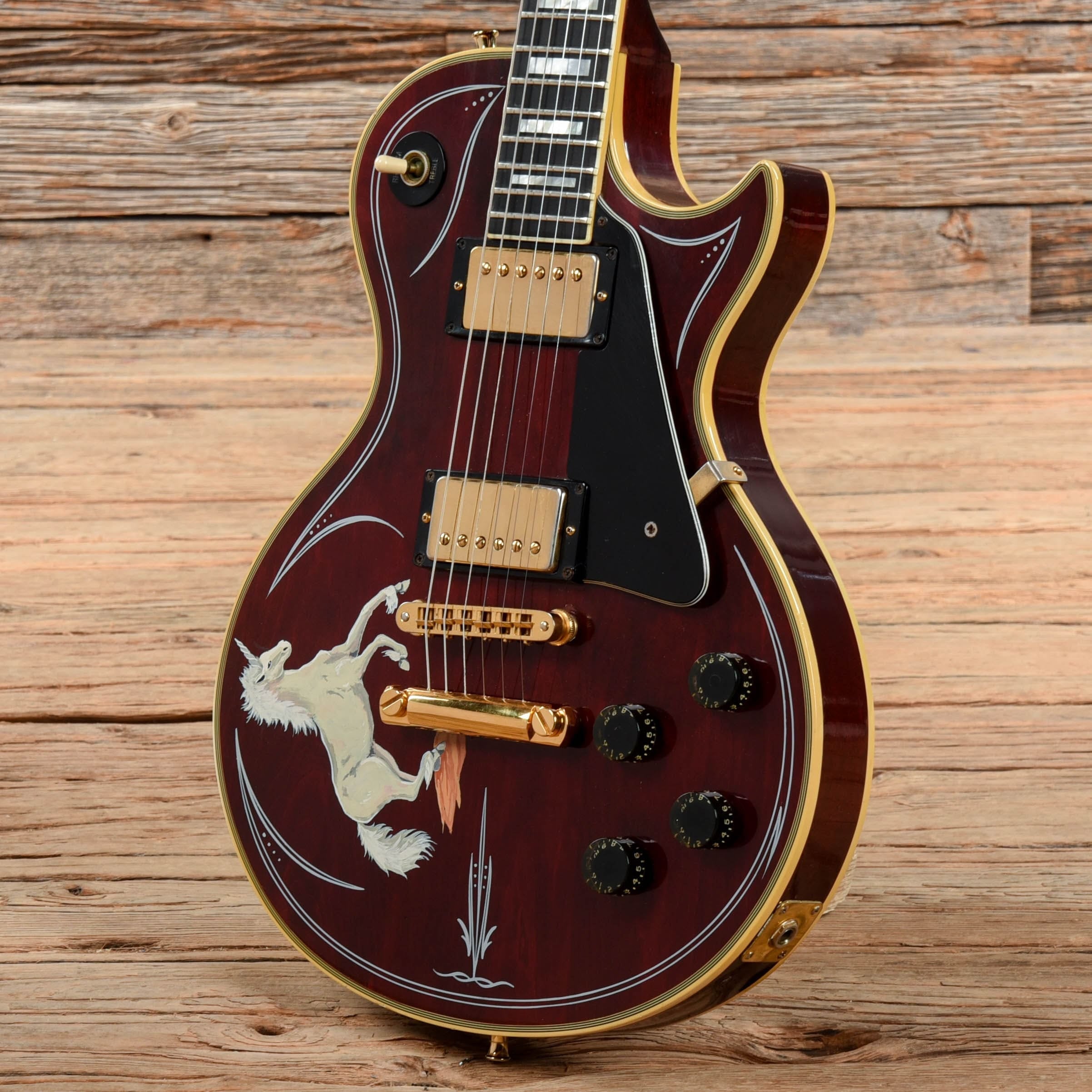 Gibson Les Paul Custom Wine Red 1980 Electric Guitars / Solid Body