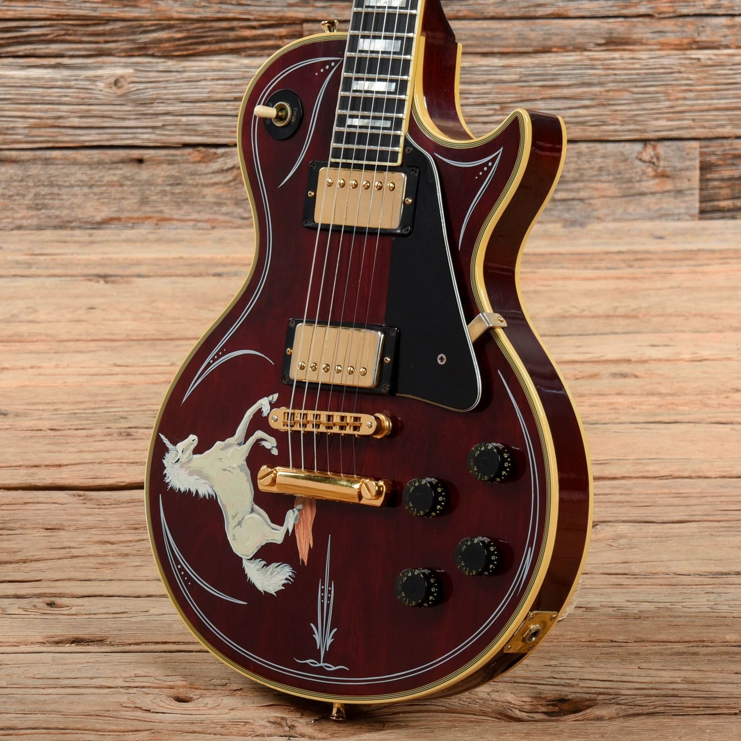 Gibson Les Paul Custom Wine Red 1980 Electric Guitars / Solid Body