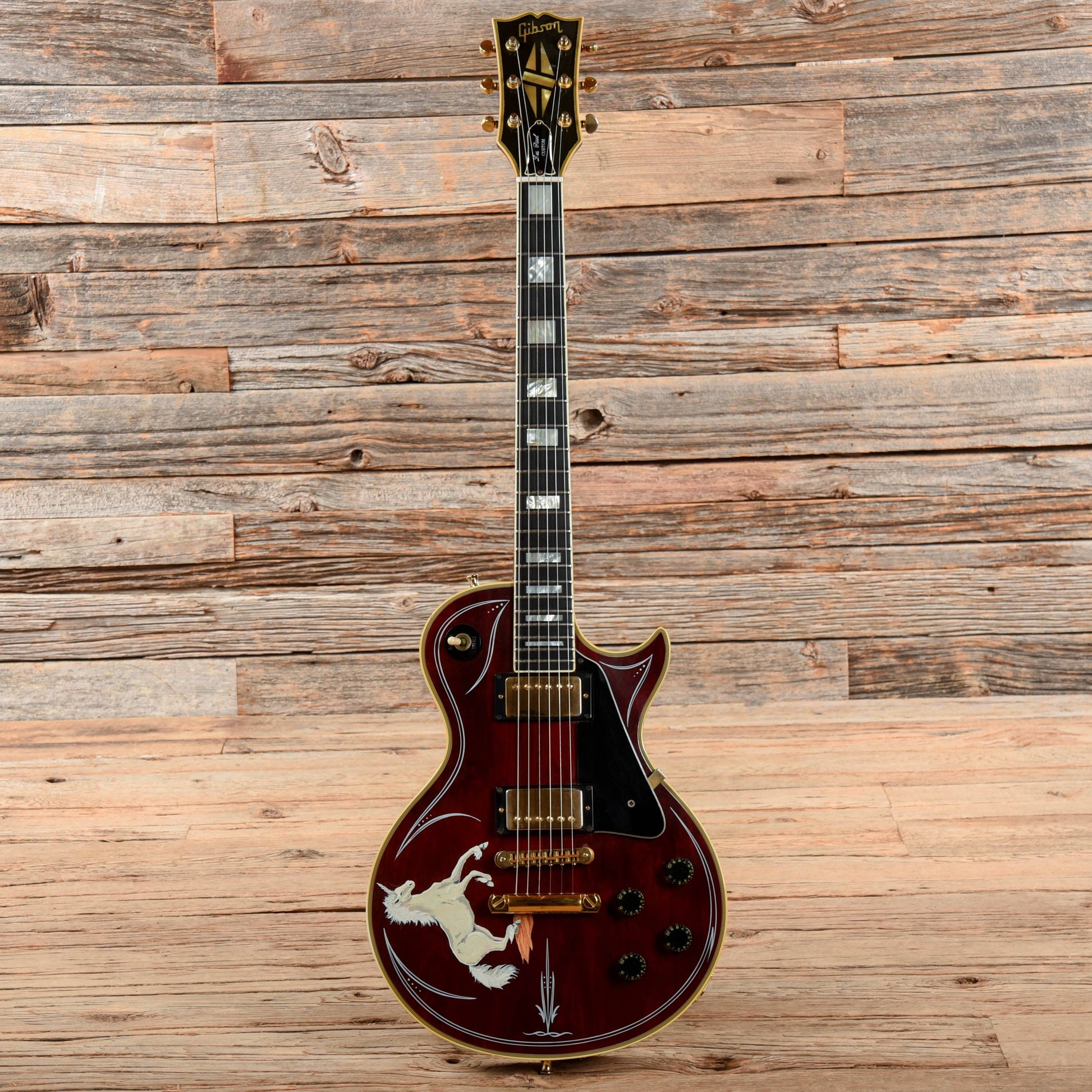 Gibson Les Paul Custom Wine Red 1980 Electric Guitars / Solid Body