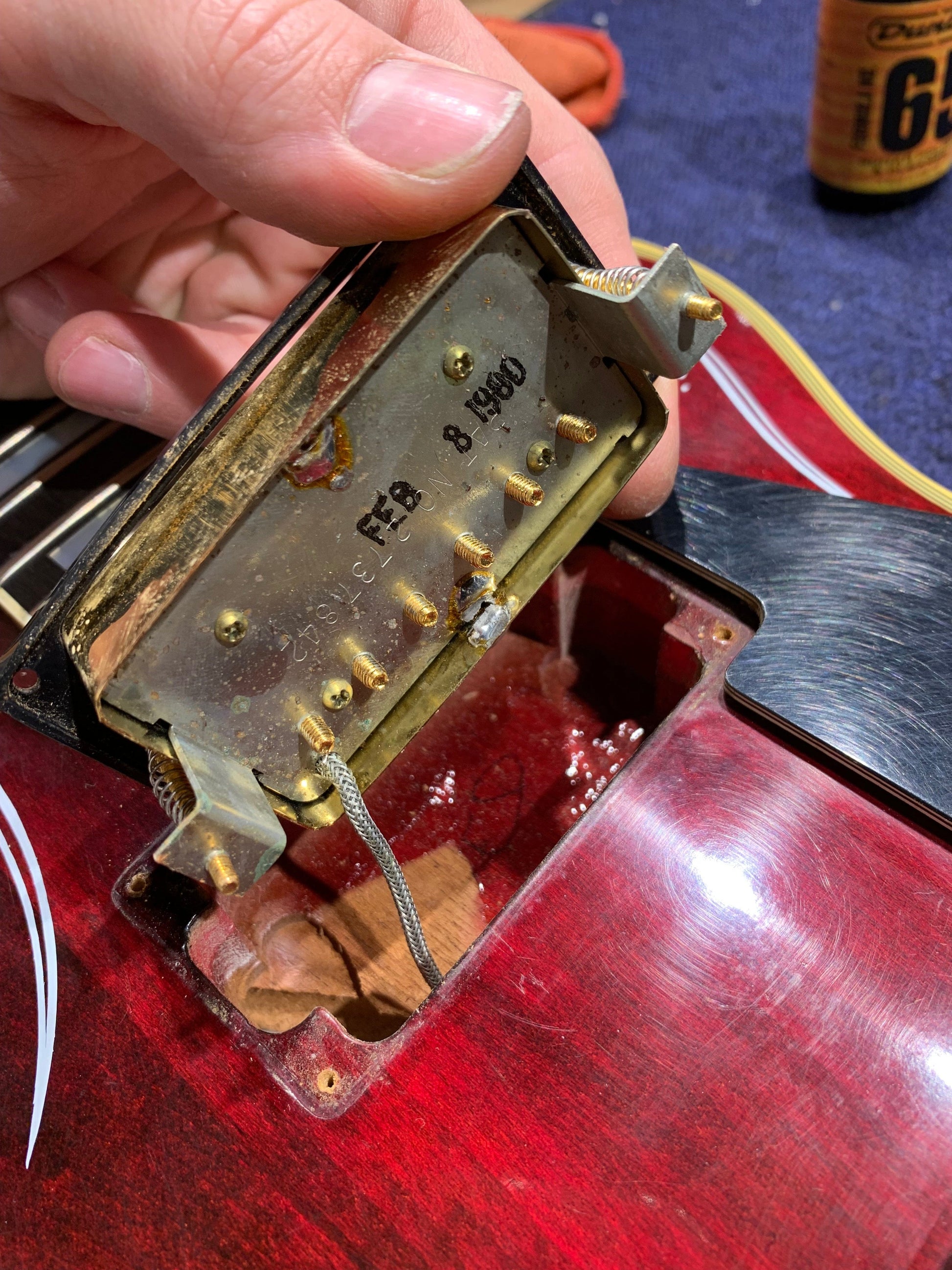 Gibson Les Paul Custom Wine Red 1980 Electric Guitars / Solid Body