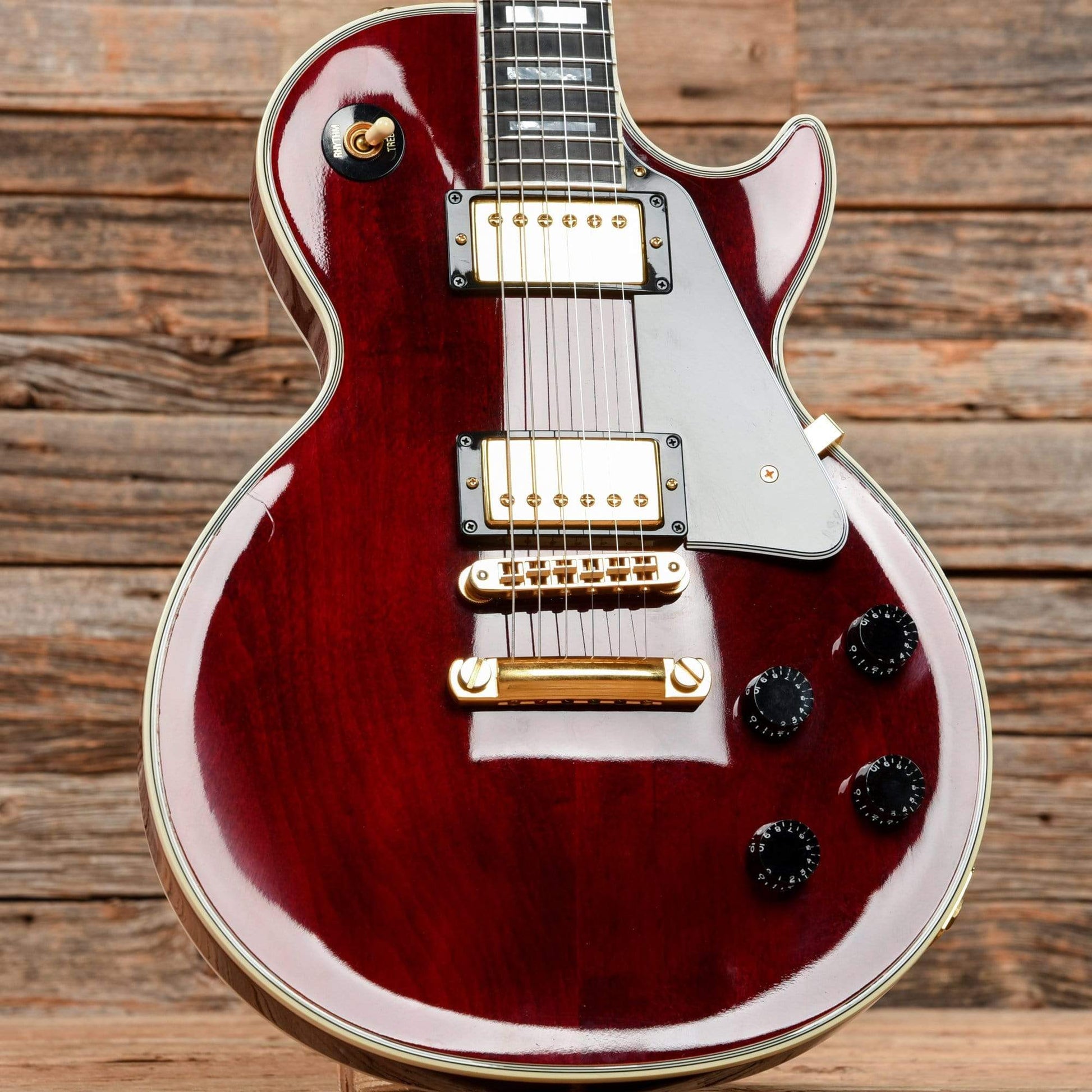 Gibson Les Paul Custom Wine Red 2001 Electric Guitars / Solid Body