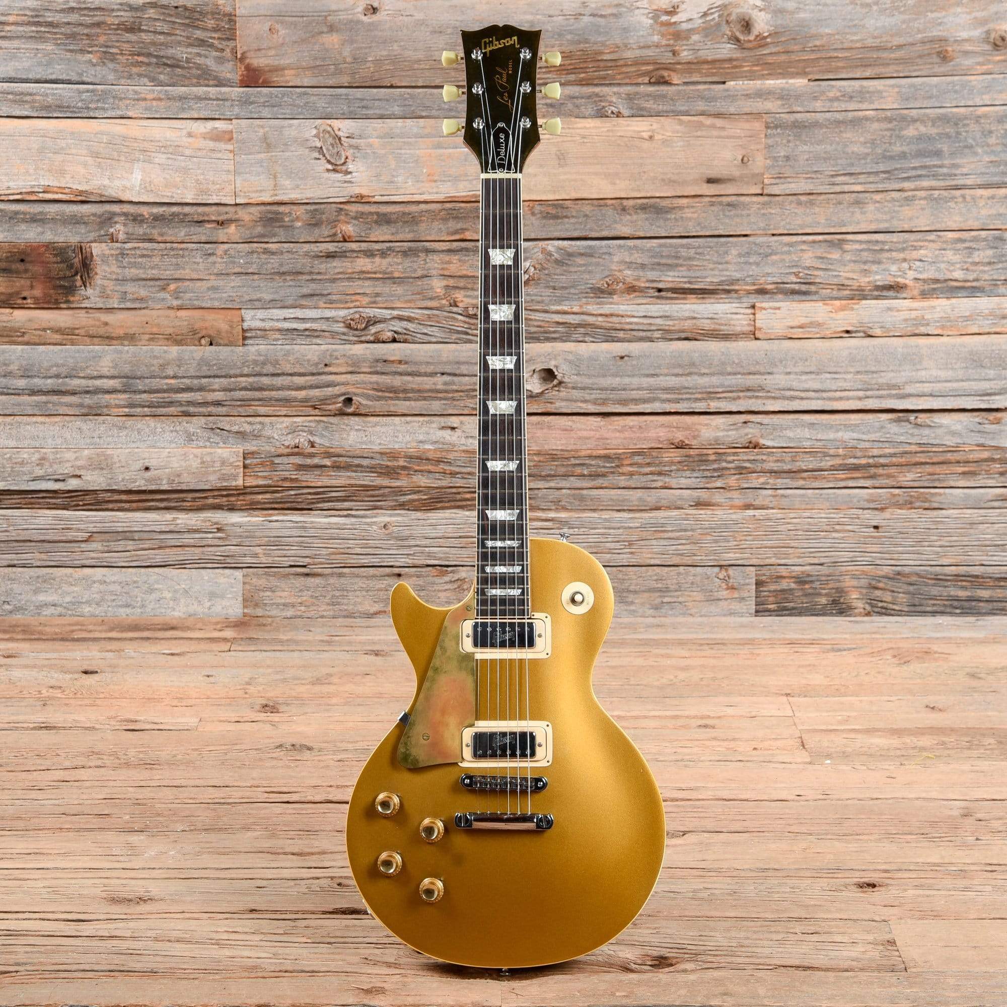 Gibson Les Paul Deluxe Goldtop 1972 LEFTY Electric Guitars / Solid Body