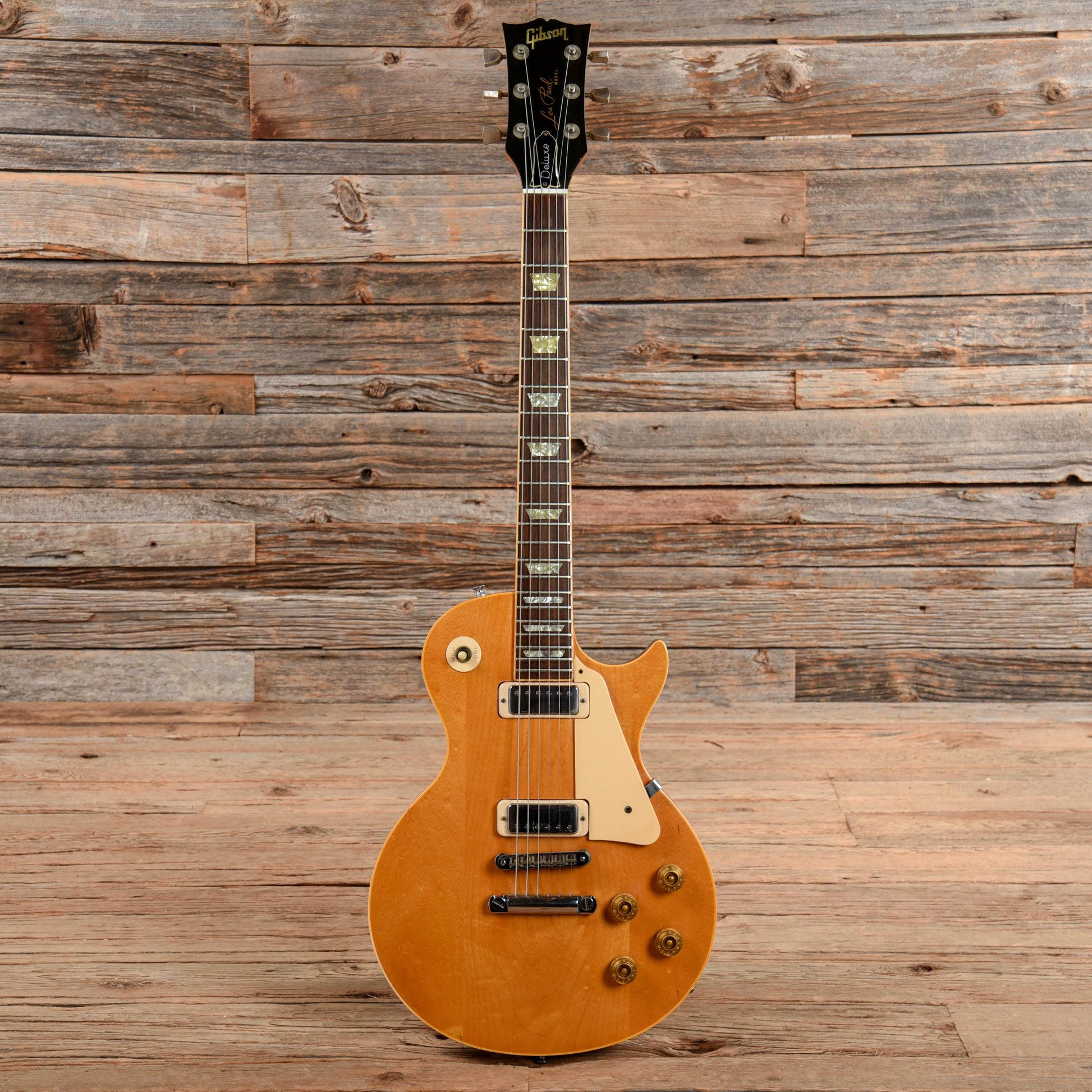 Gibson Les Paul Deluxe Natural 1979 Electric Guitars / Solid Body