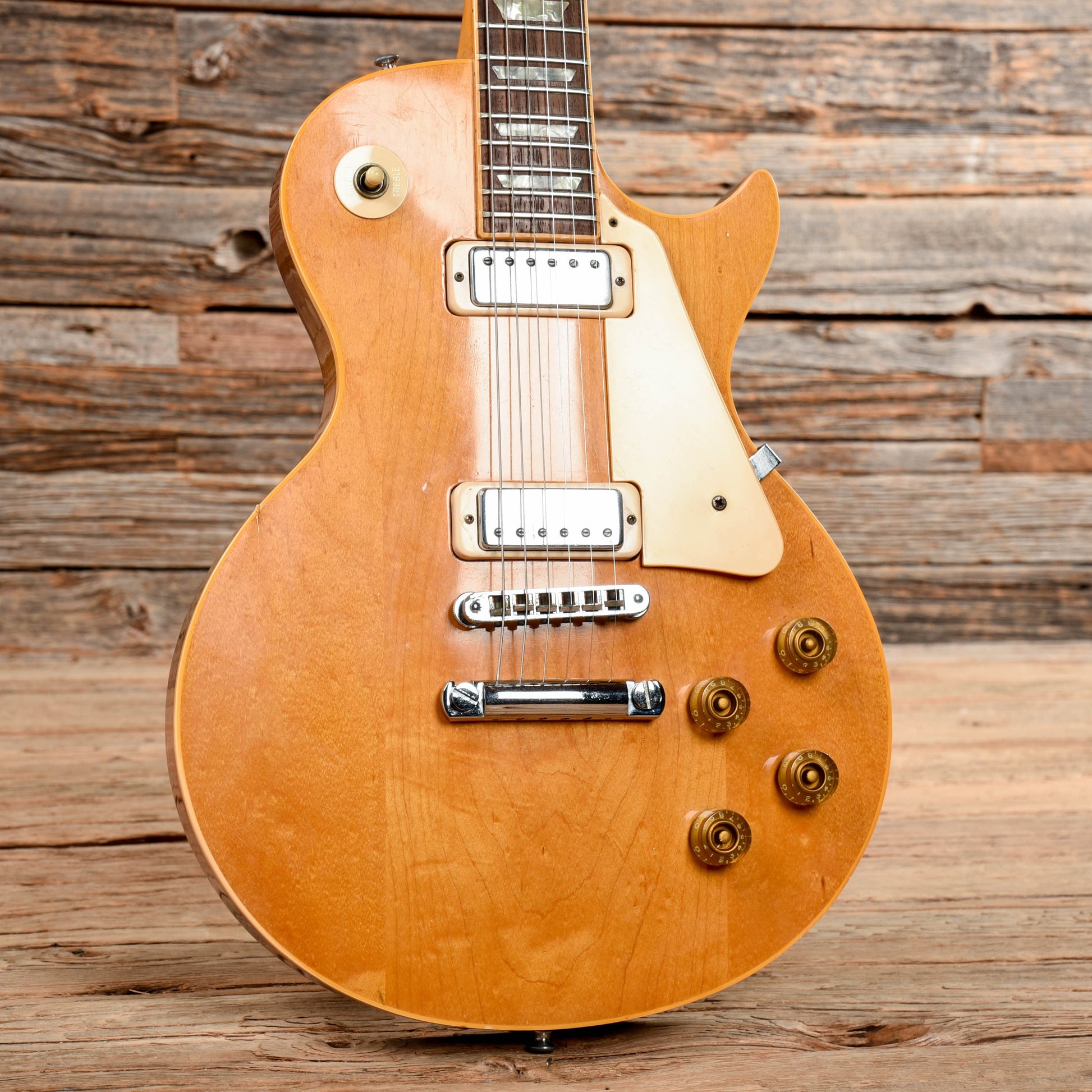 Gibson Les Paul Deluxe Natural 1979 Electric Guitars / Solid Body