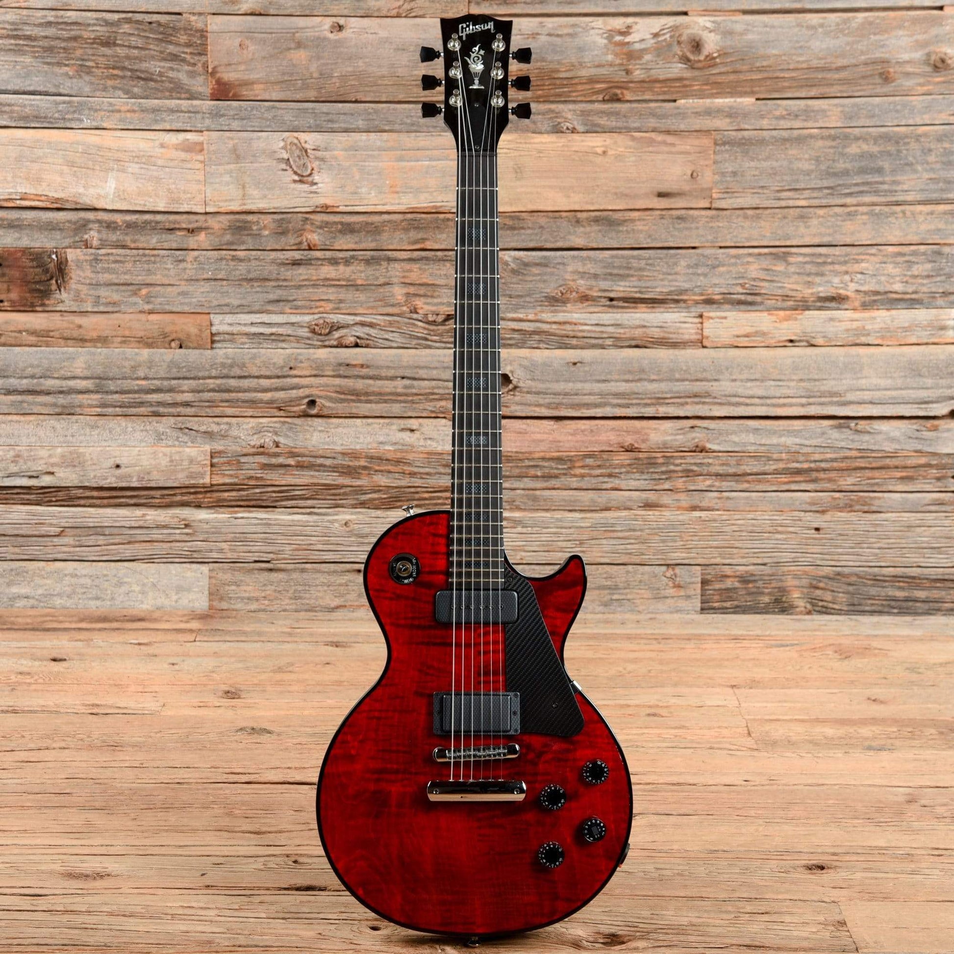 Gibson Les Paul Robot Dark Fire Bordeaux 2012 Electric Guitars / Solid Body