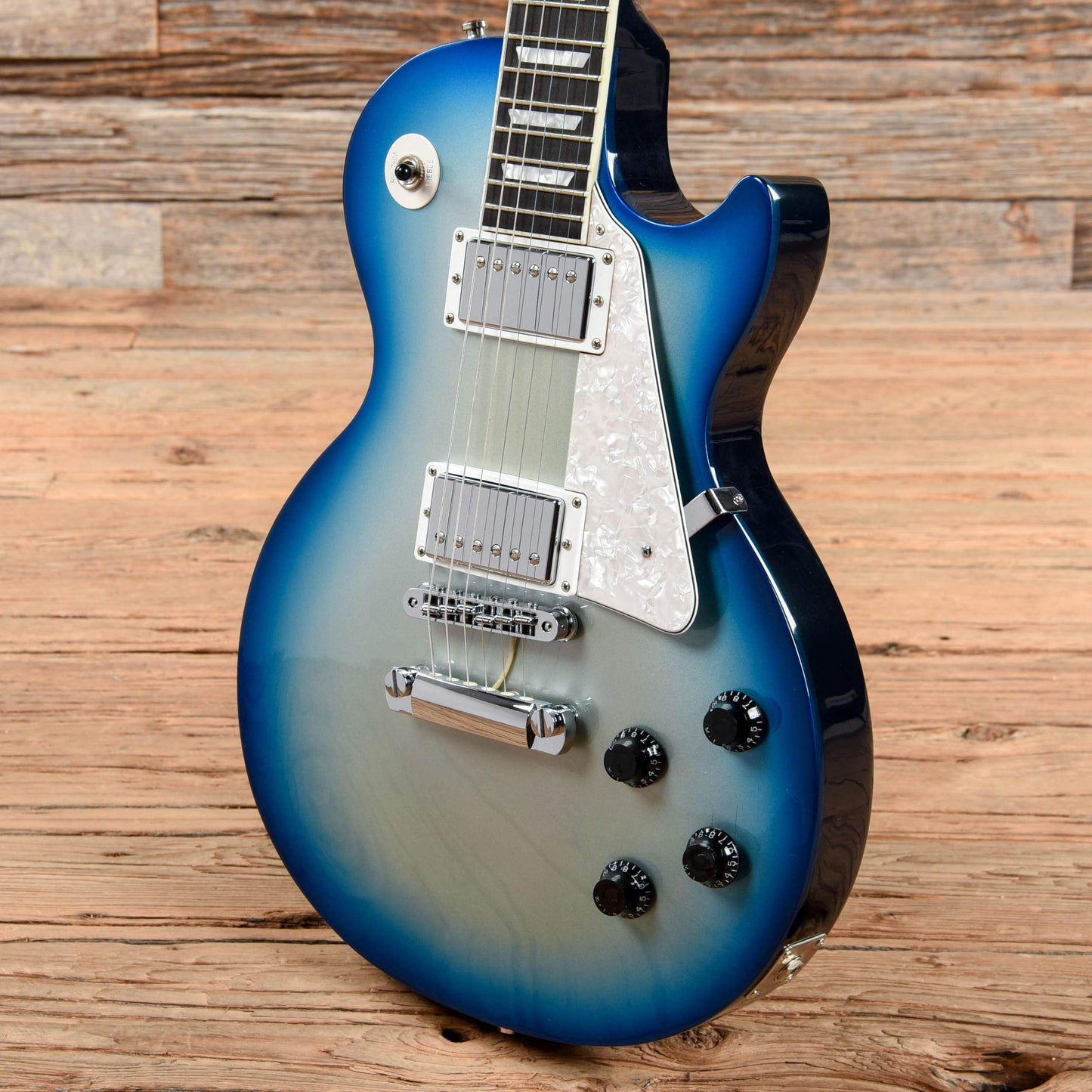 Gibson Les Paul Robot Metallic Blue Burst 2008 Electric Guitars / Solid Body