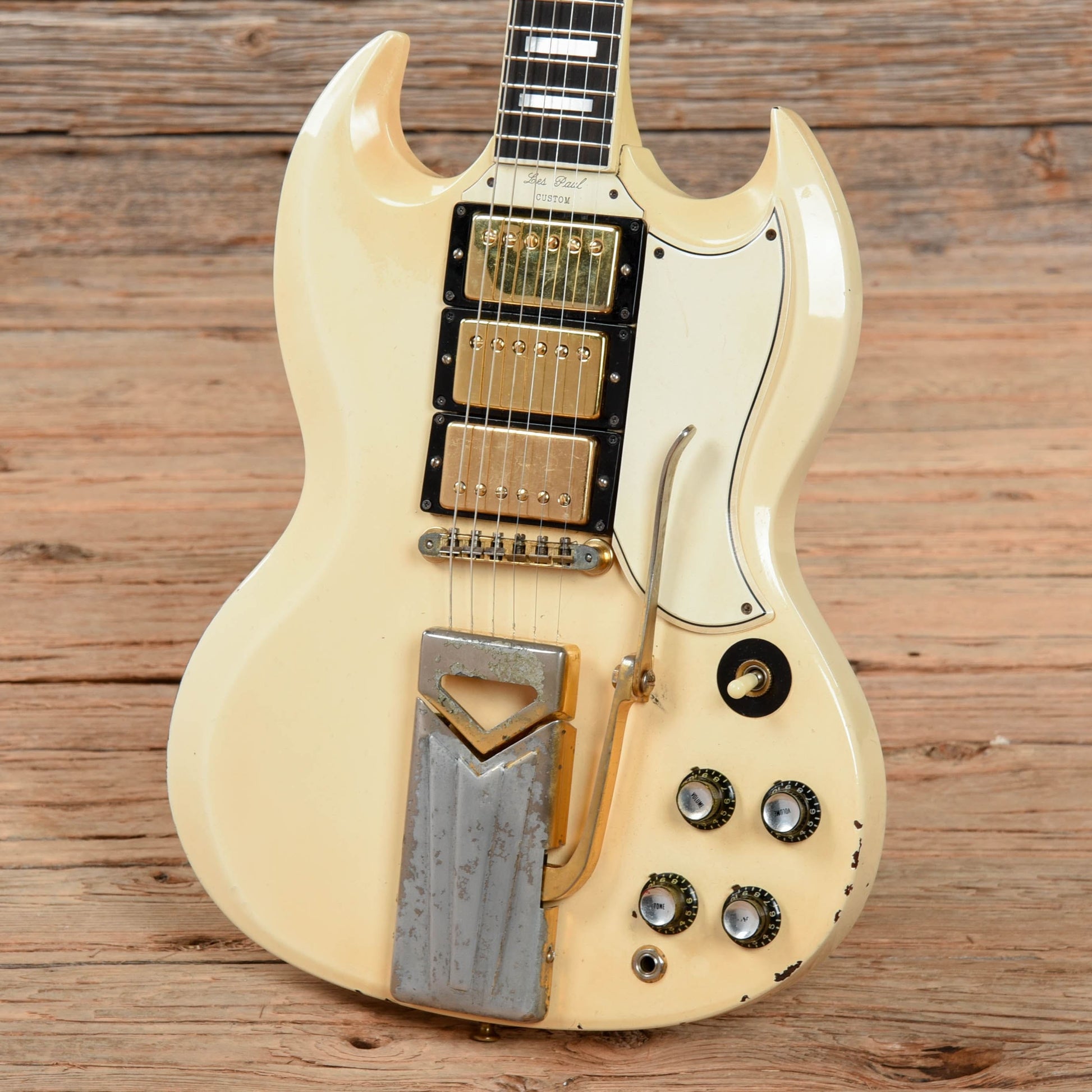 Gibson Les Paul (SG) Custom Polaris White 1962 Electric Guitars / Solid Body