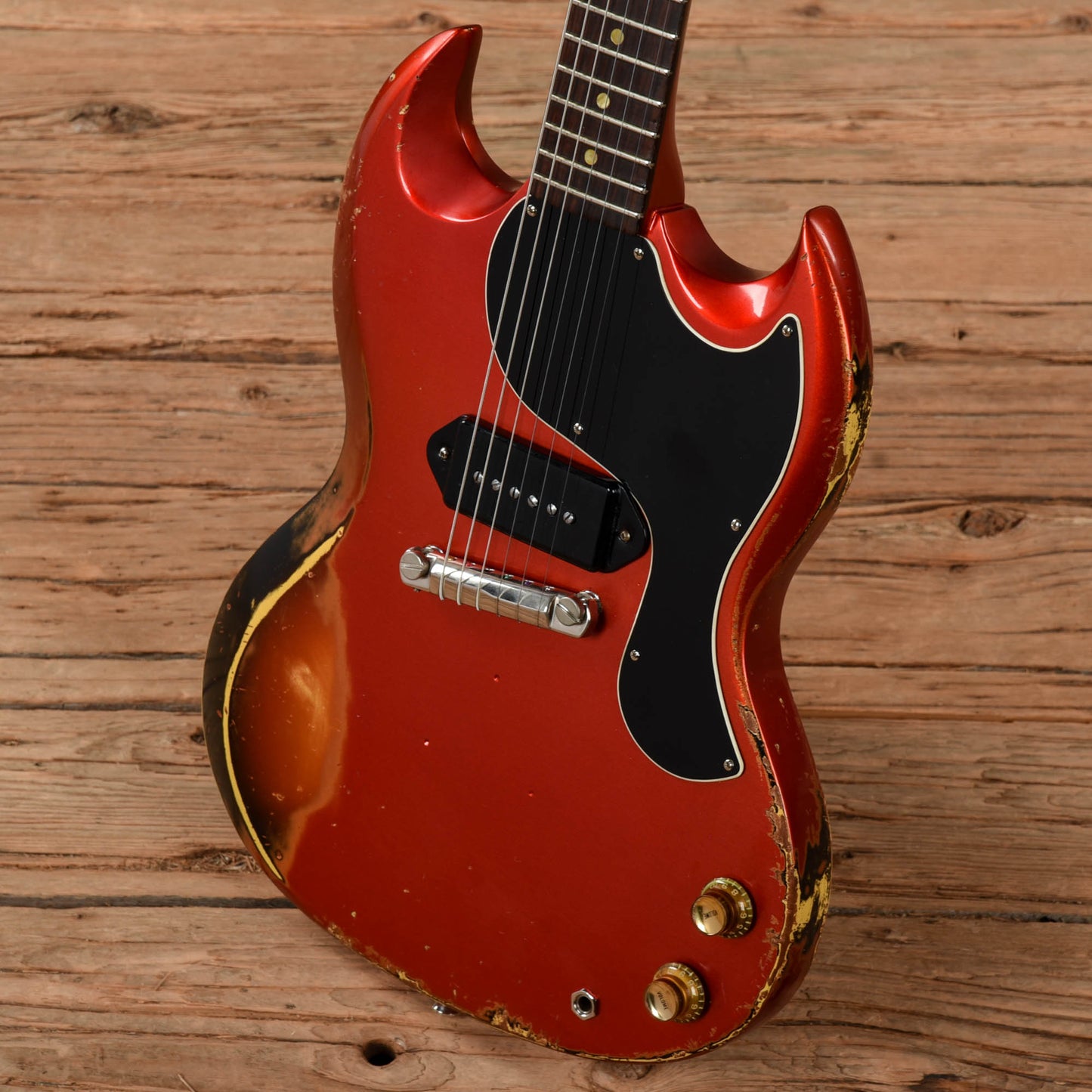 Gibson Les Paul SG Junior Candy Apple Red 1961 Electric Guitars / Solid Body