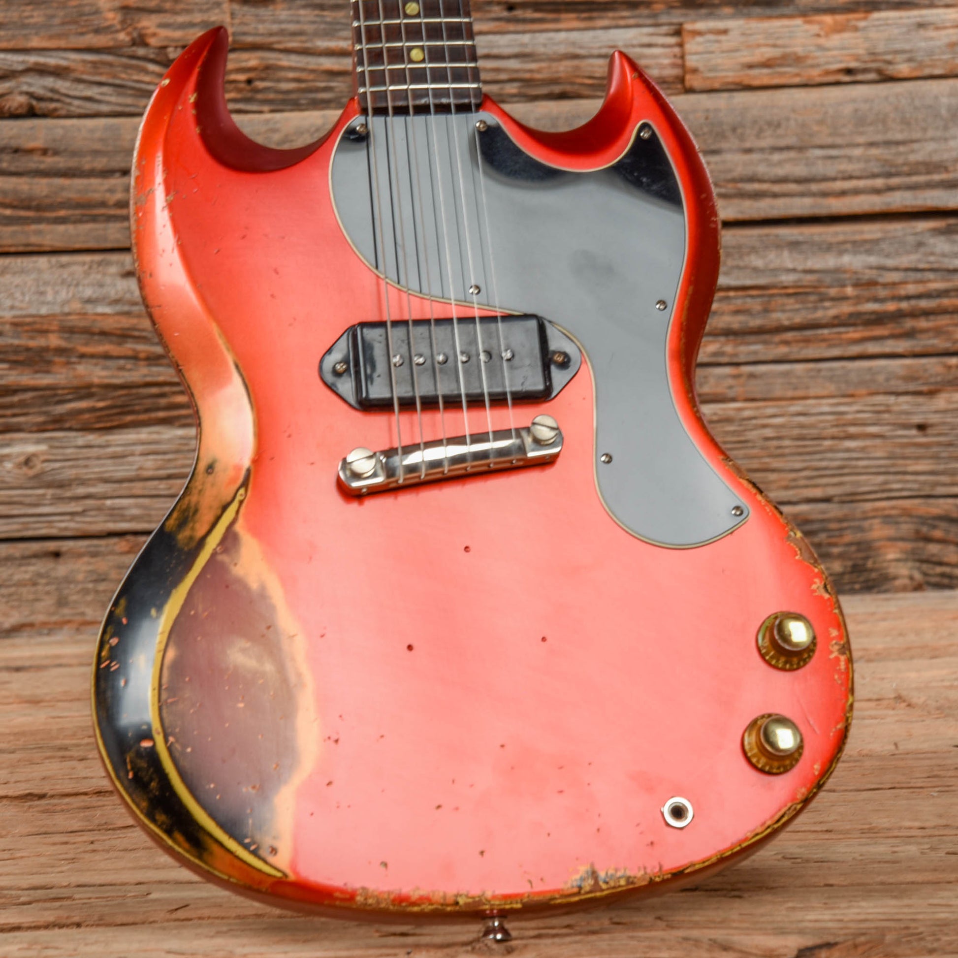 Gibson Les Paul SG Junior Candy Apple Red 1961 Electric Guitars / Solid Body