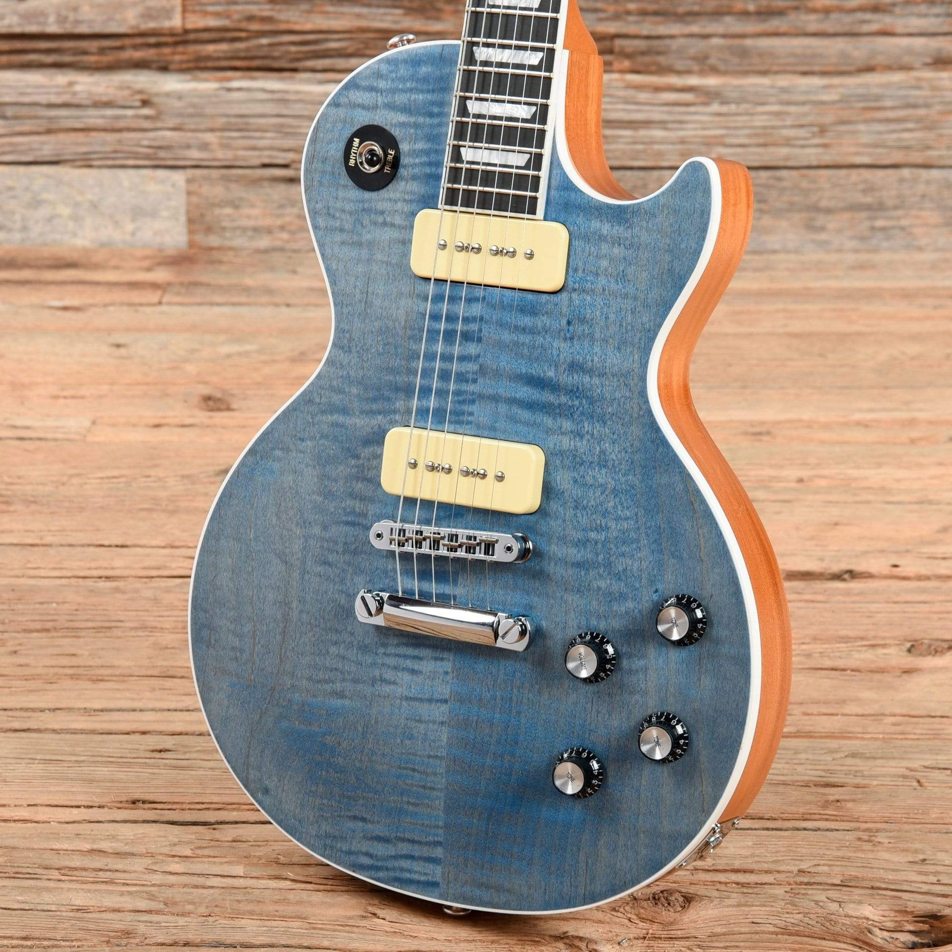 Gibson Les Paul Signature Player Plus Satin Ocean Blue 2018 Electric Guitars / Solid Body