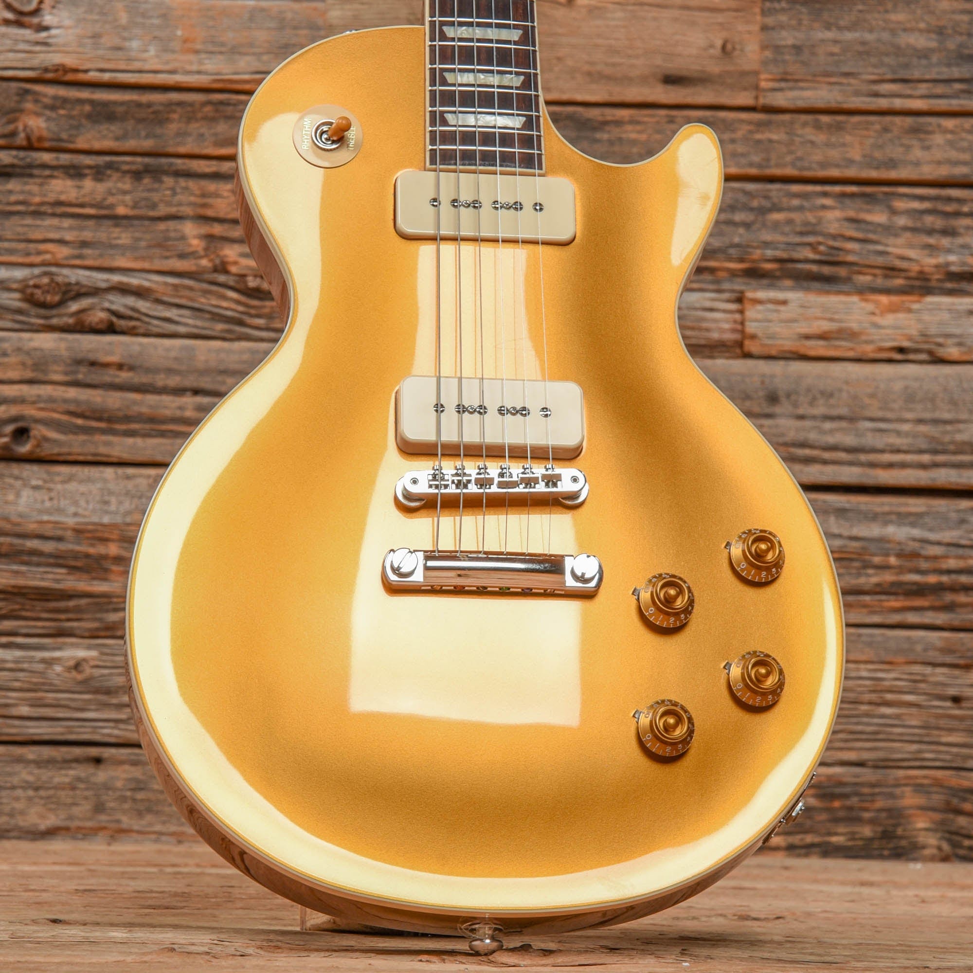 Gibson Les Paul Standard 50s P 90 Goldtop 2020 Chicago Music Exchange gibson-les-paul-standard-50s-p-90-goldtop-2020-chicago-music-exchange