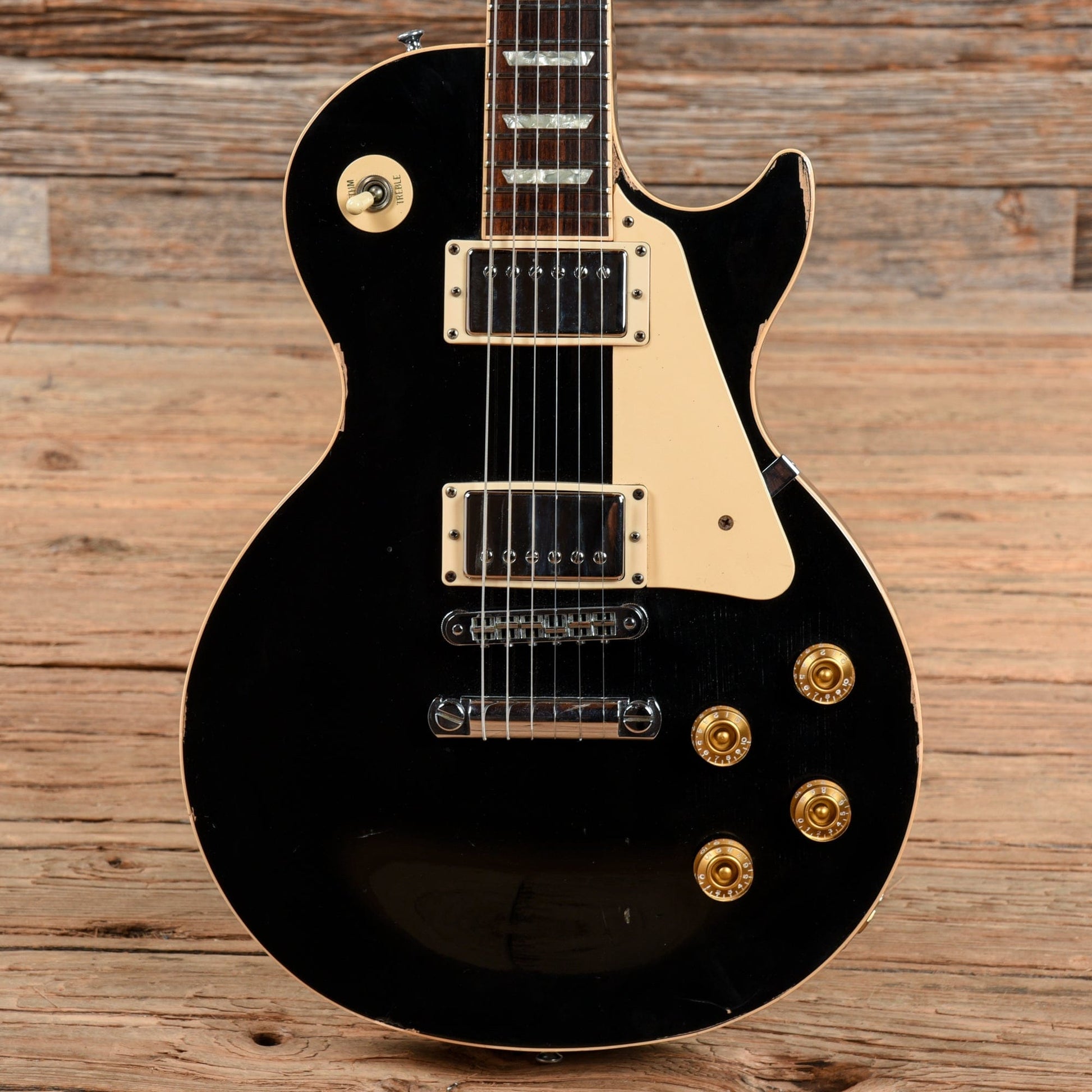 Gibson Les Paul Standard Black 1992 Electric Guitars / Solid Body