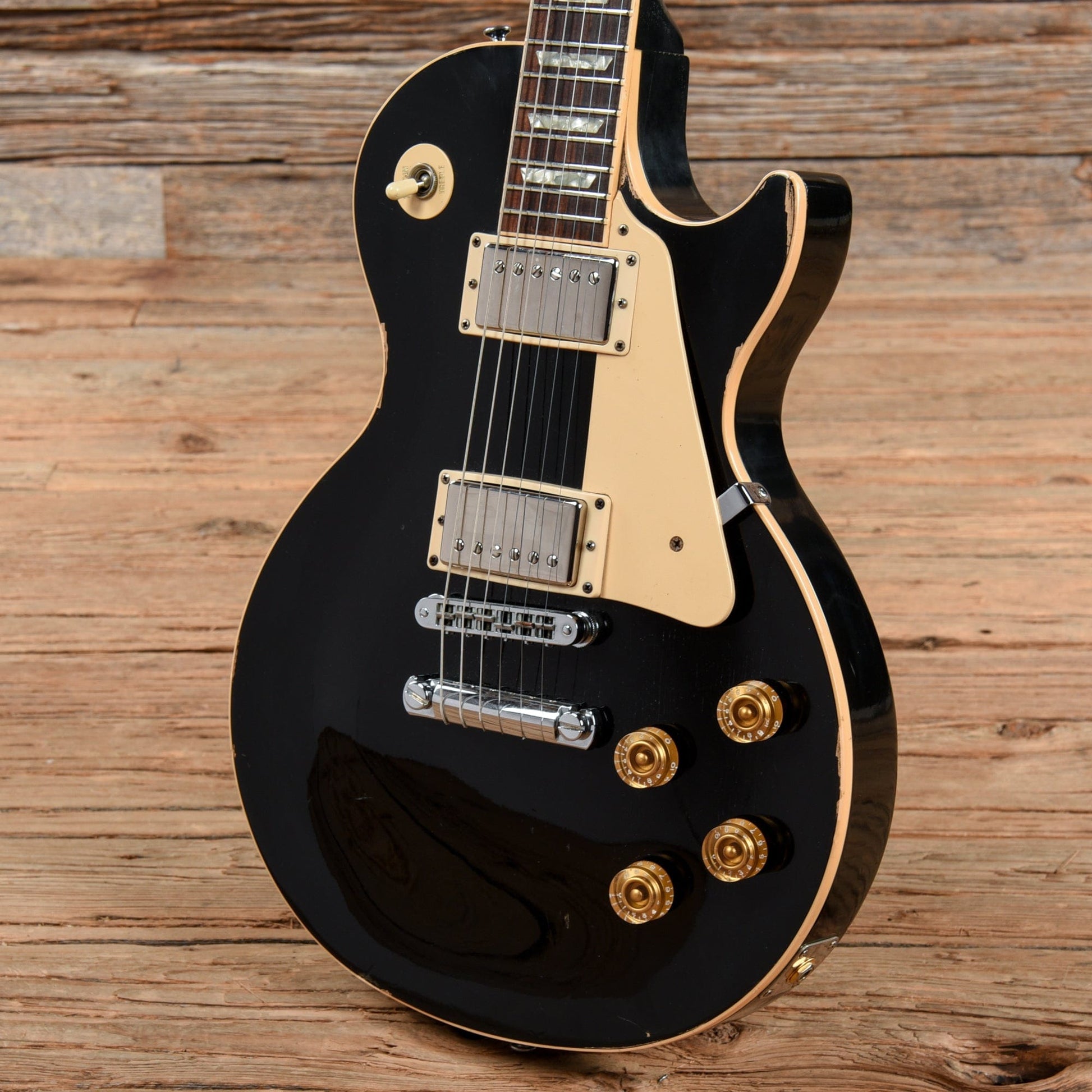 Gibson Les Paul Standard Black 1992 Electric Guitars / Solid Body
