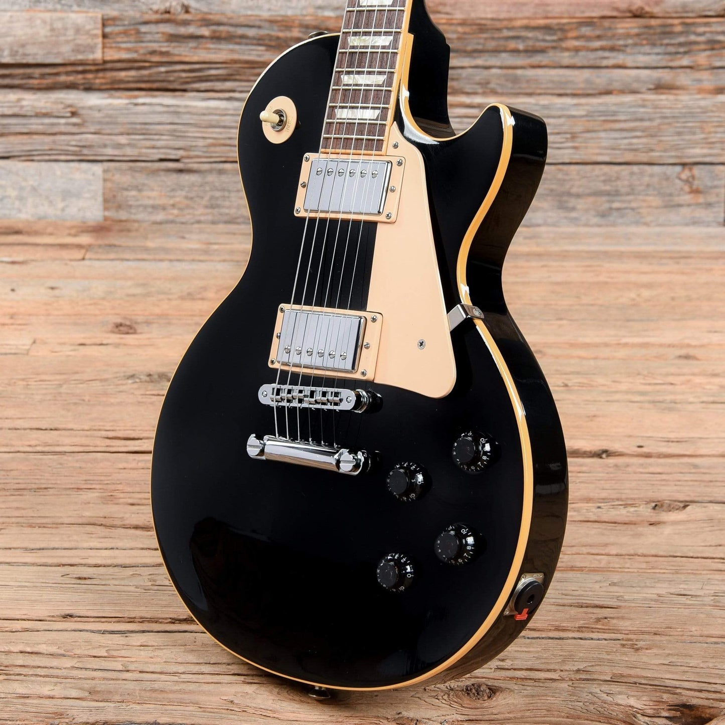 Gibson Les Paul Standard Black 2008 Electric Guitars / Solid Body