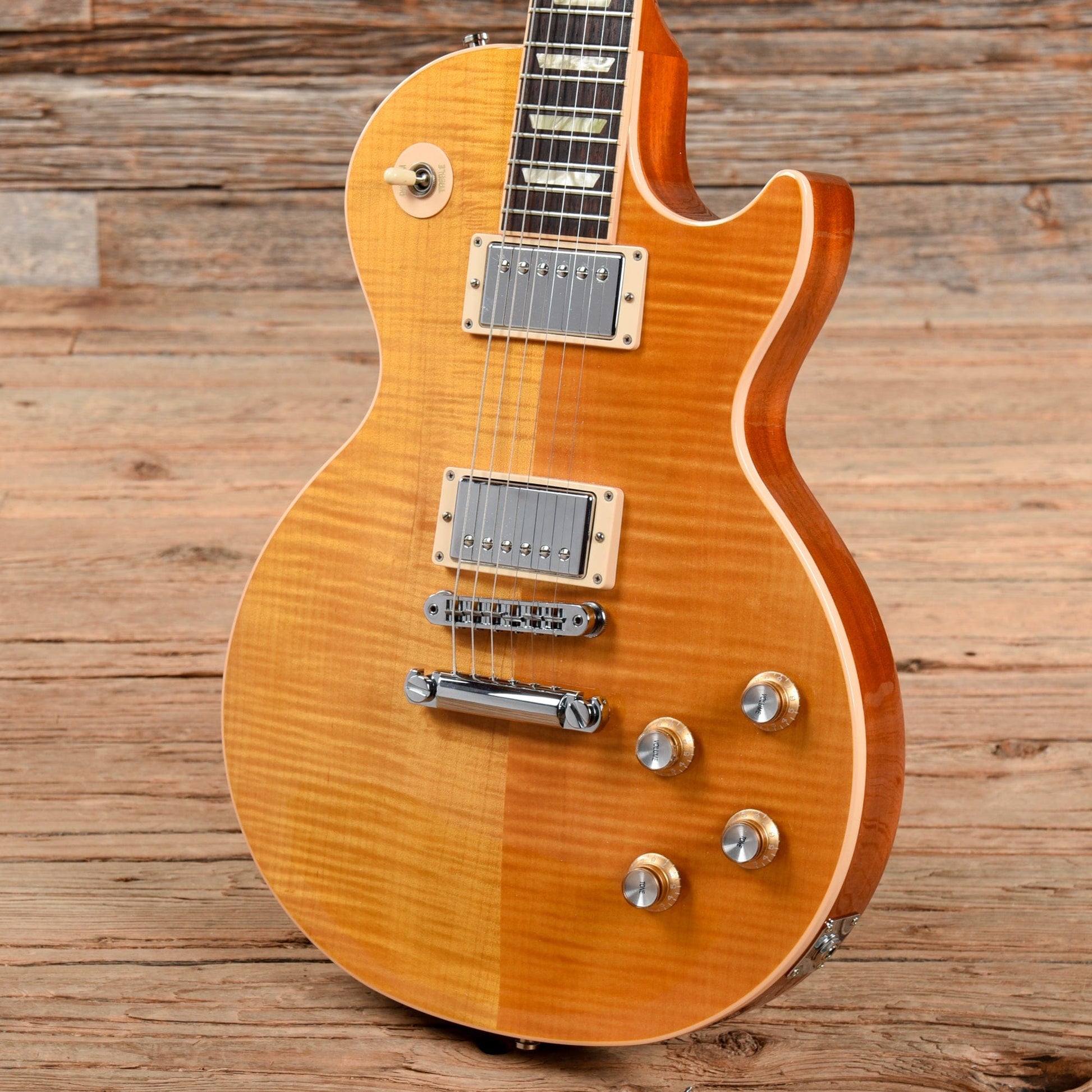 Gibson Les Paul Standard Plus Amber 2012 Electric Guitars / Solid Body