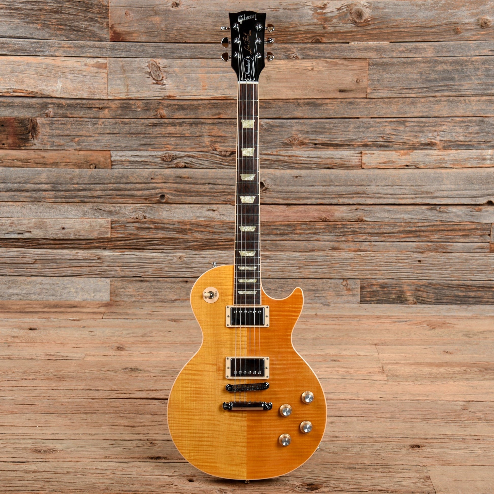 Gibson Les Paul Standard Plus Amber 2012 Electric Guitars / Solid Body