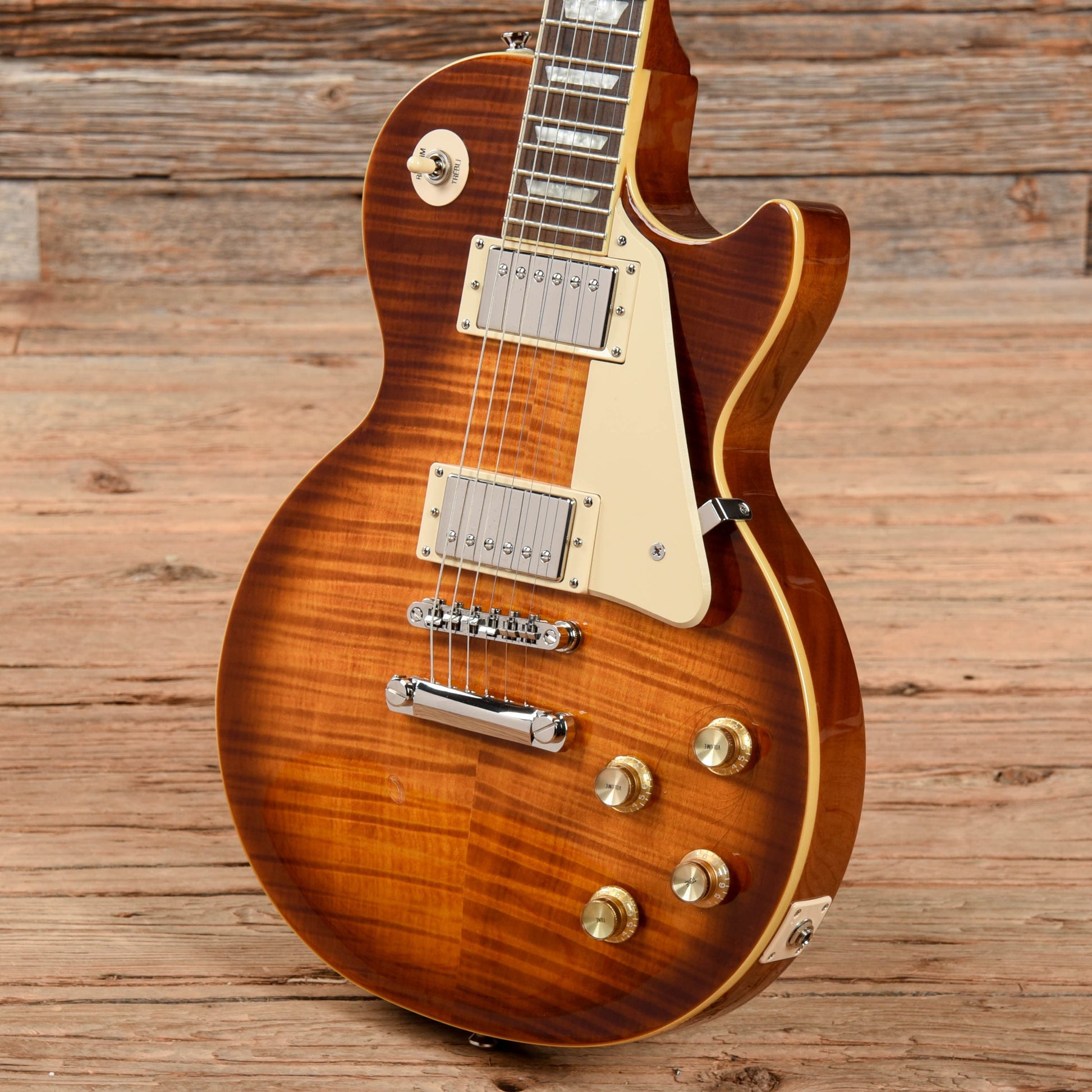 Gibson Les Paul Standard Plus Top Pro Desert Burst 2015 Electric Guitars / Solid Body