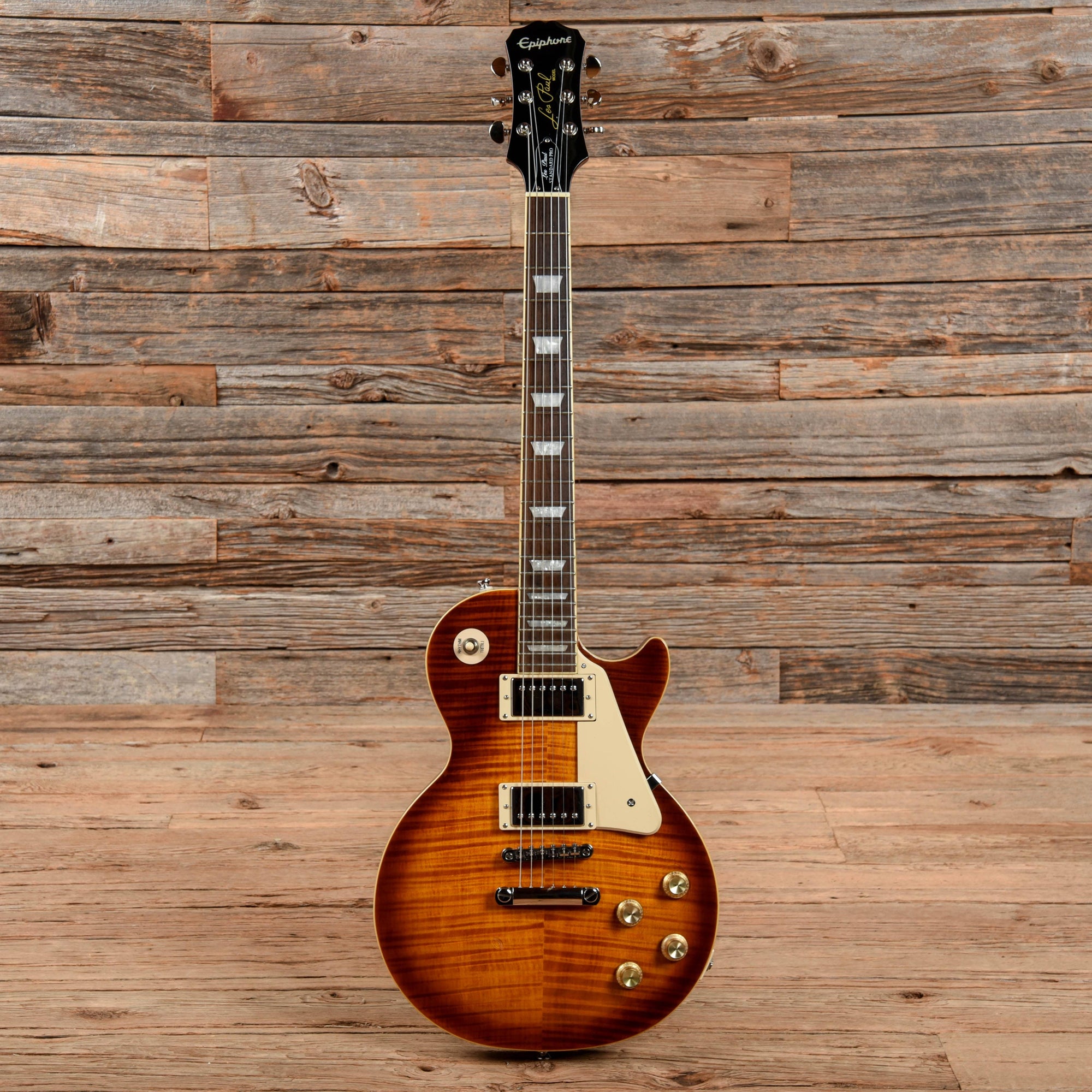 Epiphone Les Paul Standard Plus Top Pro Desert Burst 2015 Chicago