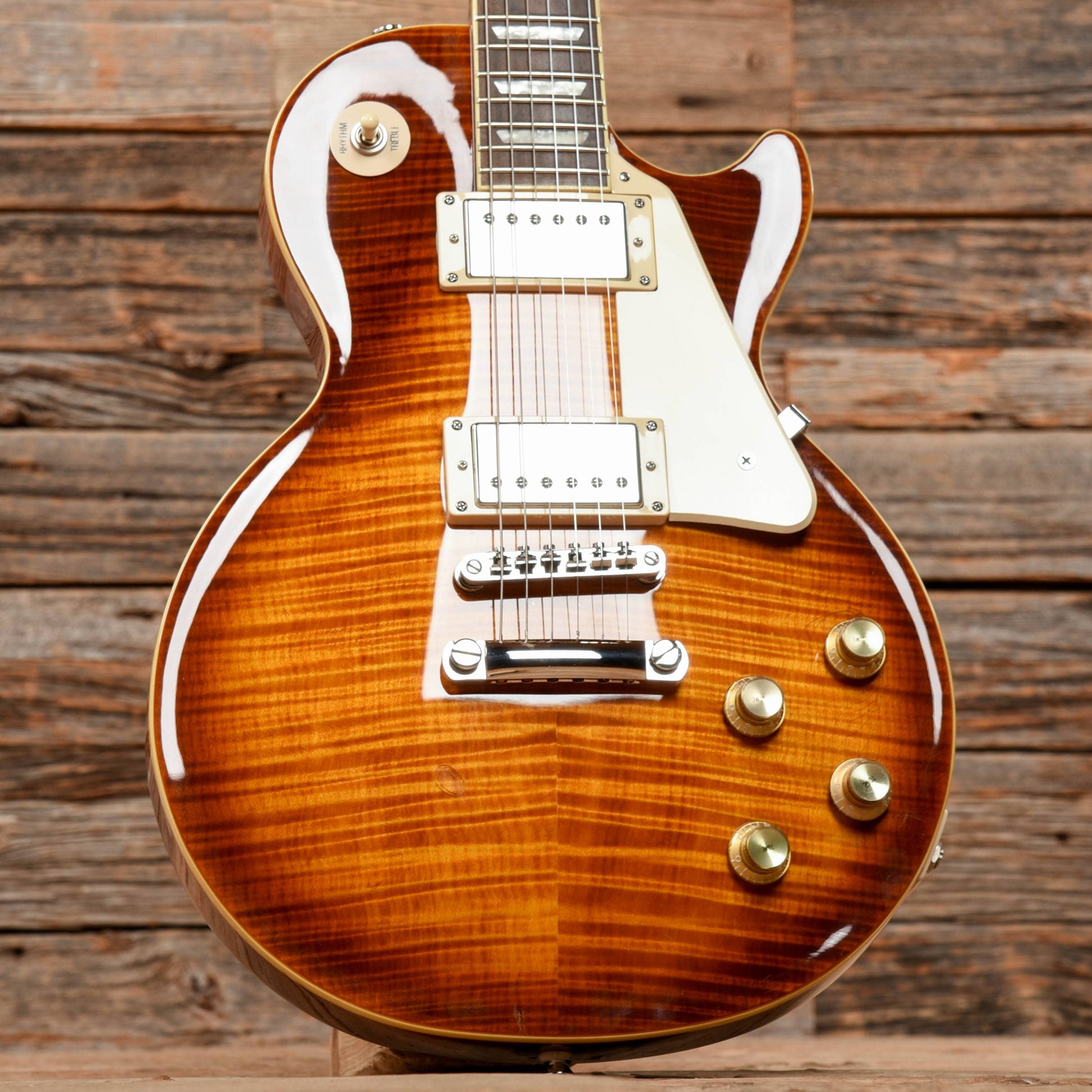 Gibson Les Paul Standard Plus Top Pro Desert Burst 2015 Electric Guitars / Solid Body