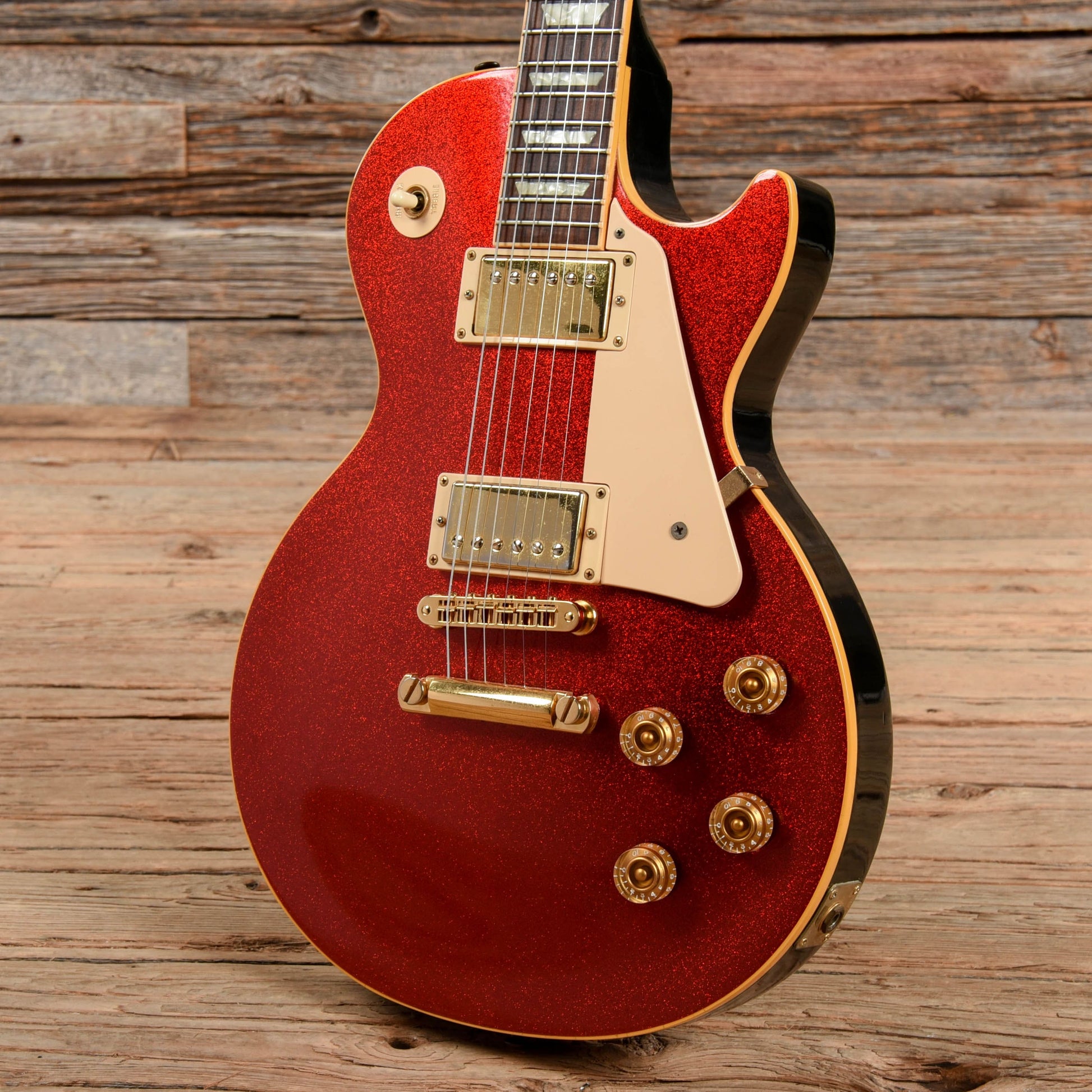 Gibson Les Paul Standard Red Sparkle 2000 Electric Guitars / Solid Body