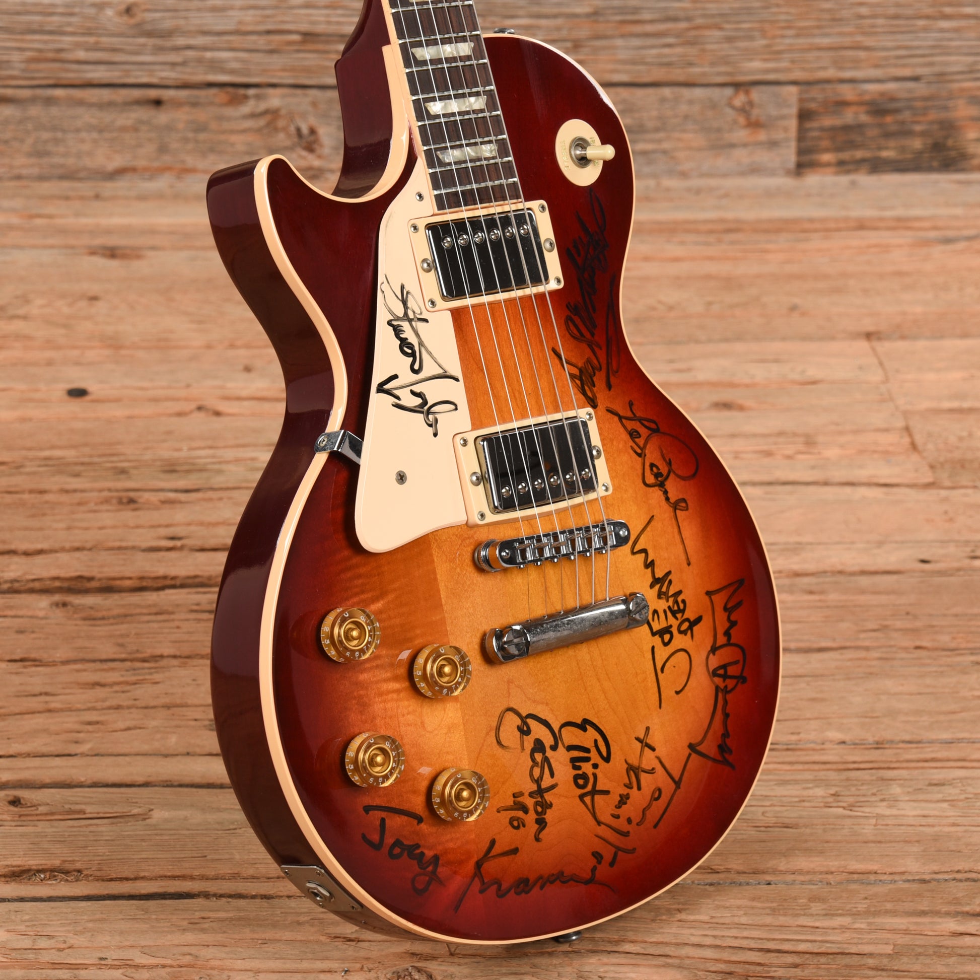 Gibson Les Paul Standard (Signed) Sunburst 1988 LEFTY Electric Guitars / Solid Body