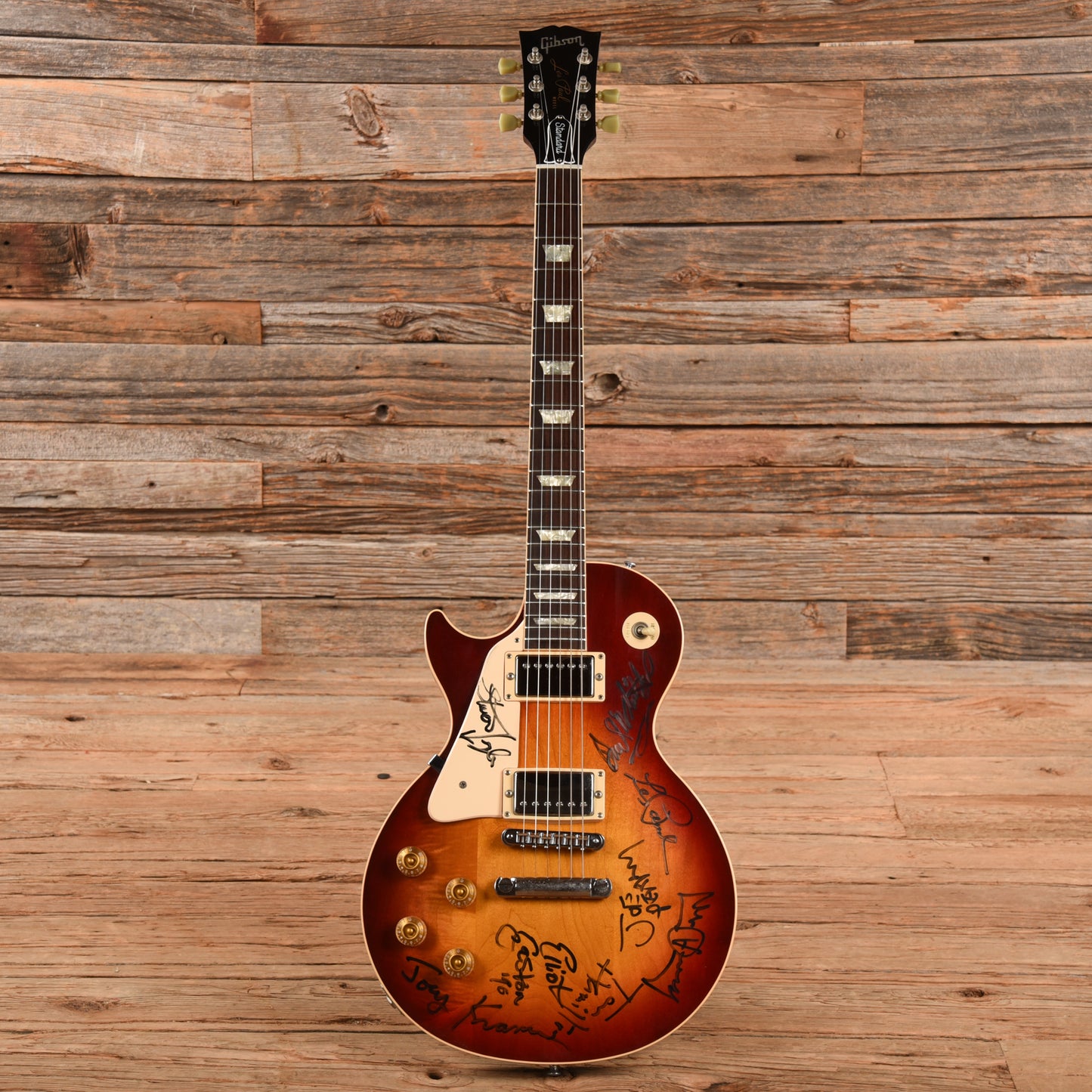 Gibson Les Paul Standard (Signed) Sunburst 1988 LEFTY Electric Guitars / Solid Body
