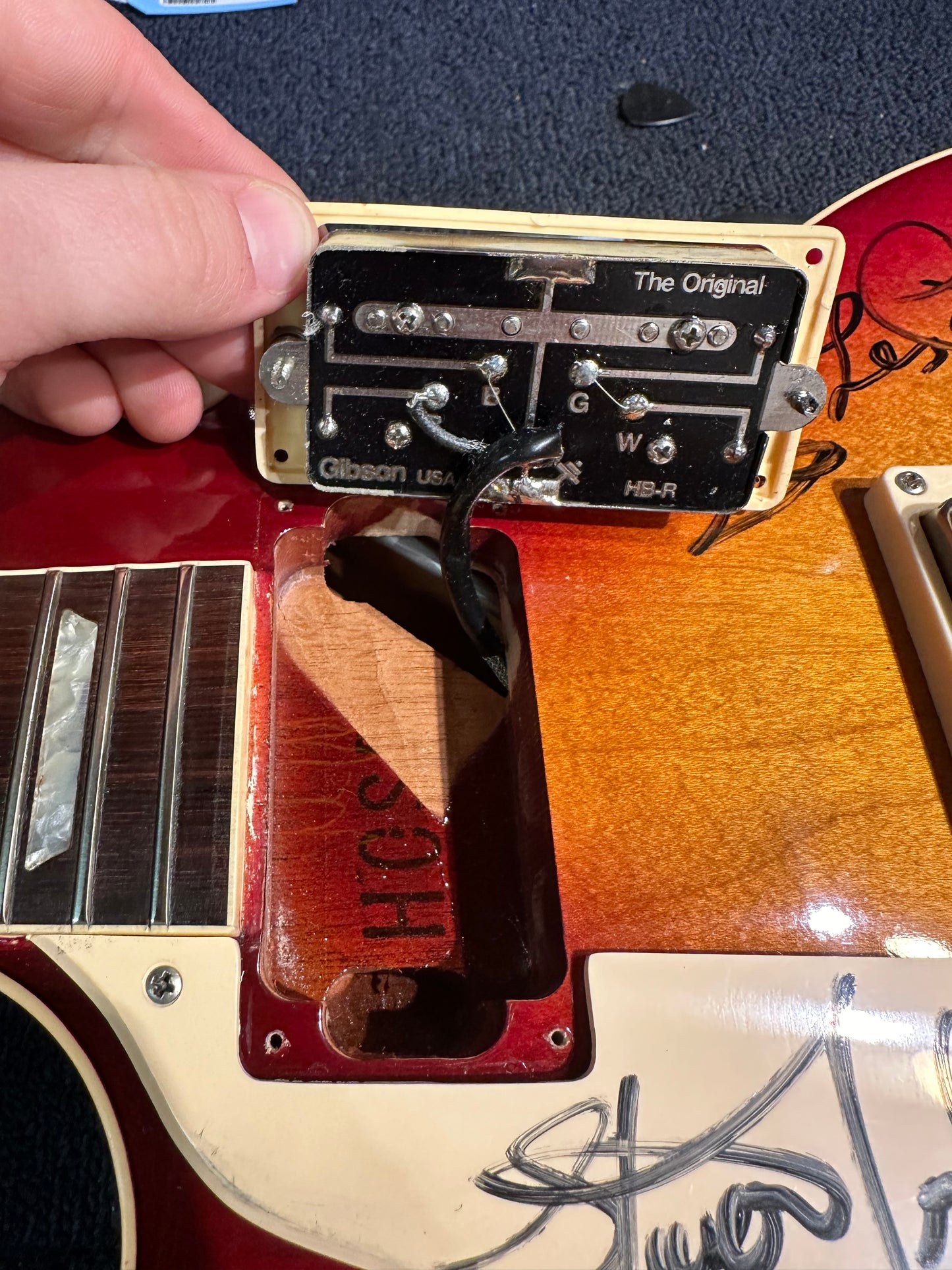 Gibson Les Paul Standard (Signed) Sunburst 1988 LEFTY Electric Guitars / Solid Body