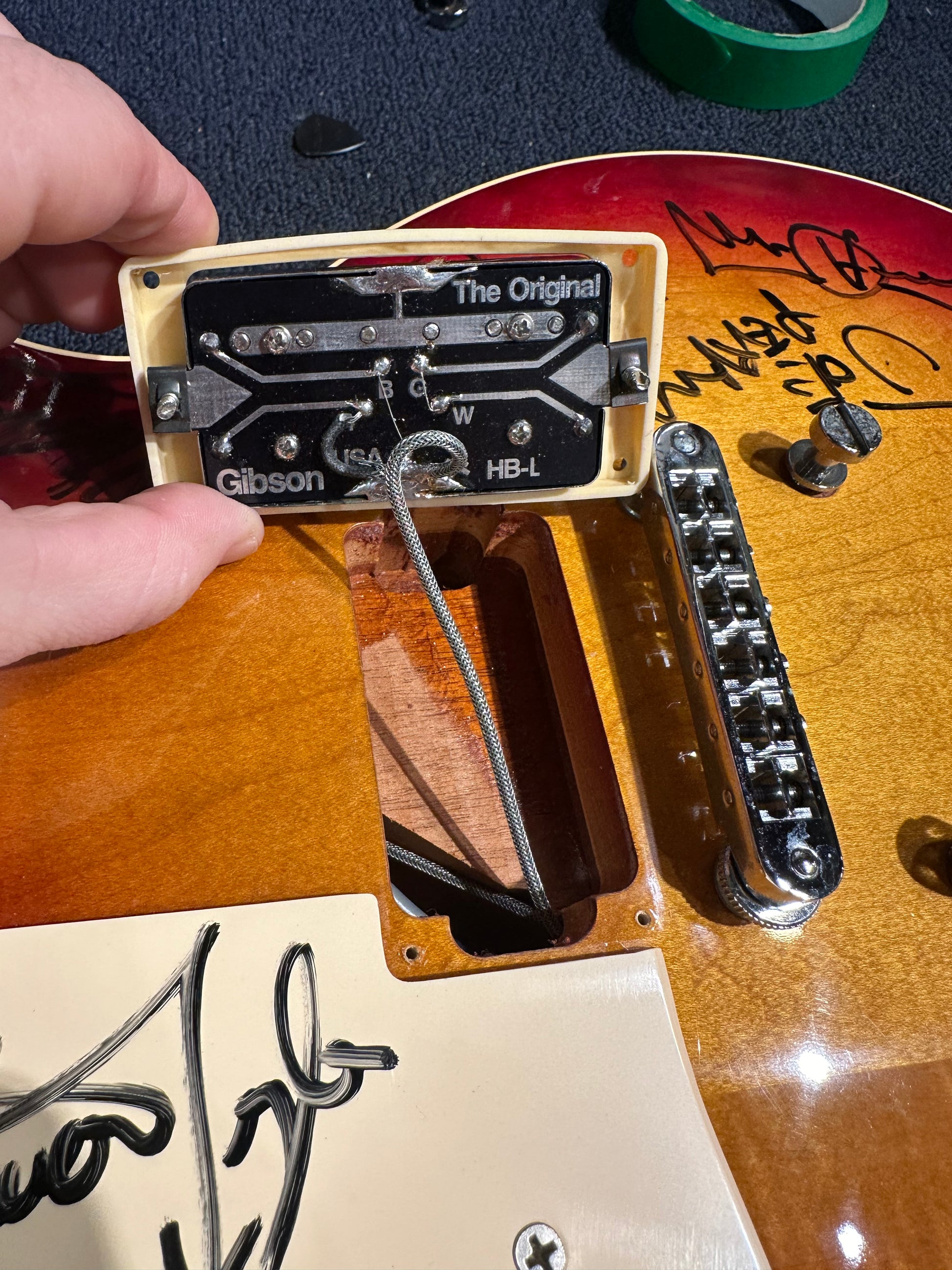 Gibson Les Paul Standard (Signed) Sunburst 1988 LEFTY Electric Guitars / Solid Body