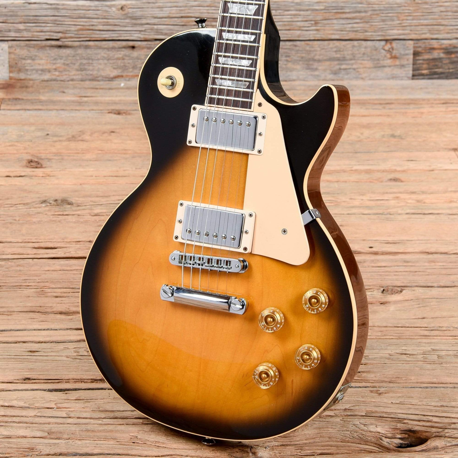 gibson les paul standard tobacco sunburst '50s Double Trouble Electric Guitar style SlimTaper profile and a rosewood fingerboard with trapezoid inlays 2022 Gibson Les Paul Standard