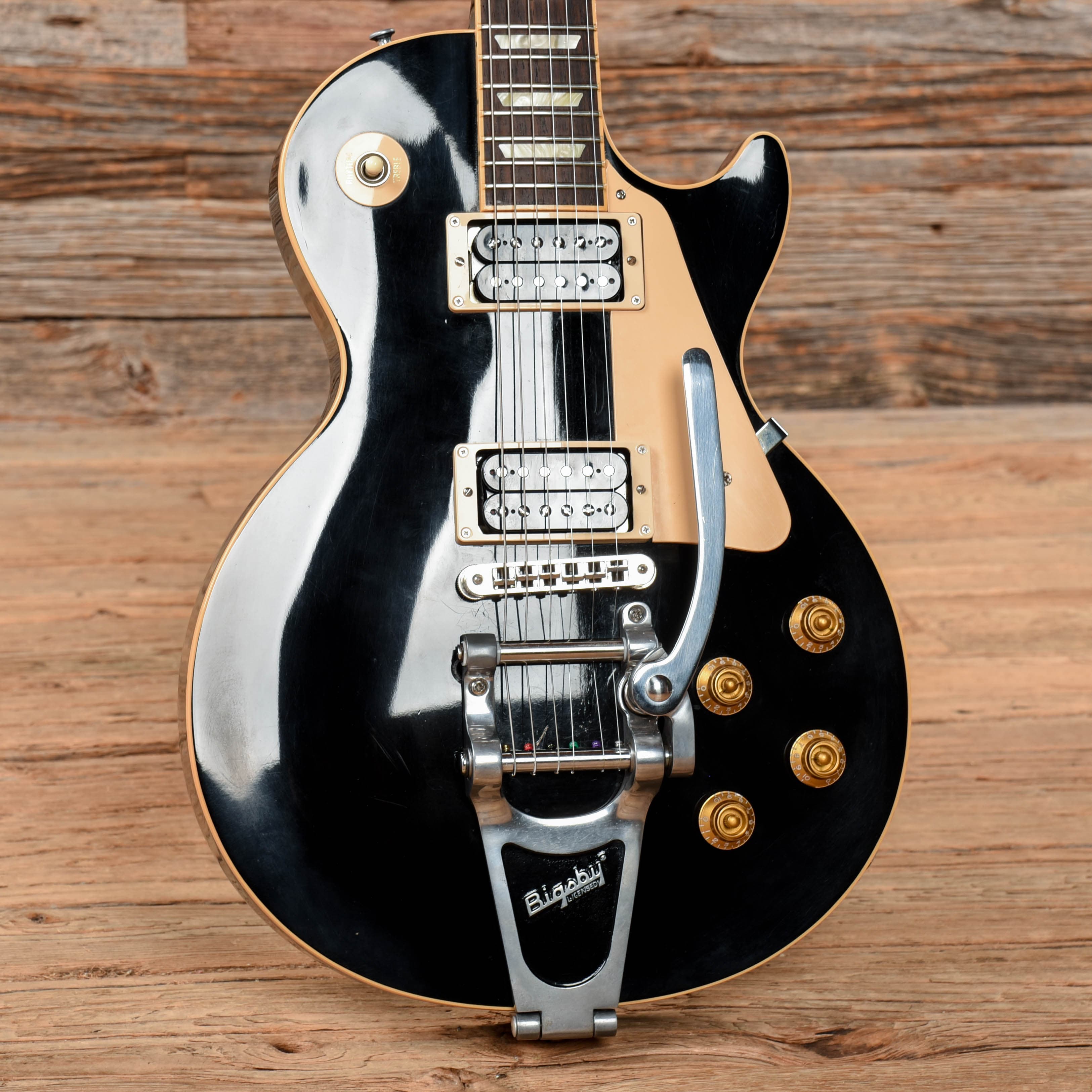 Gibson Les Paul Standard w/Bigsby Black 2006 – Chicago Music Exchange