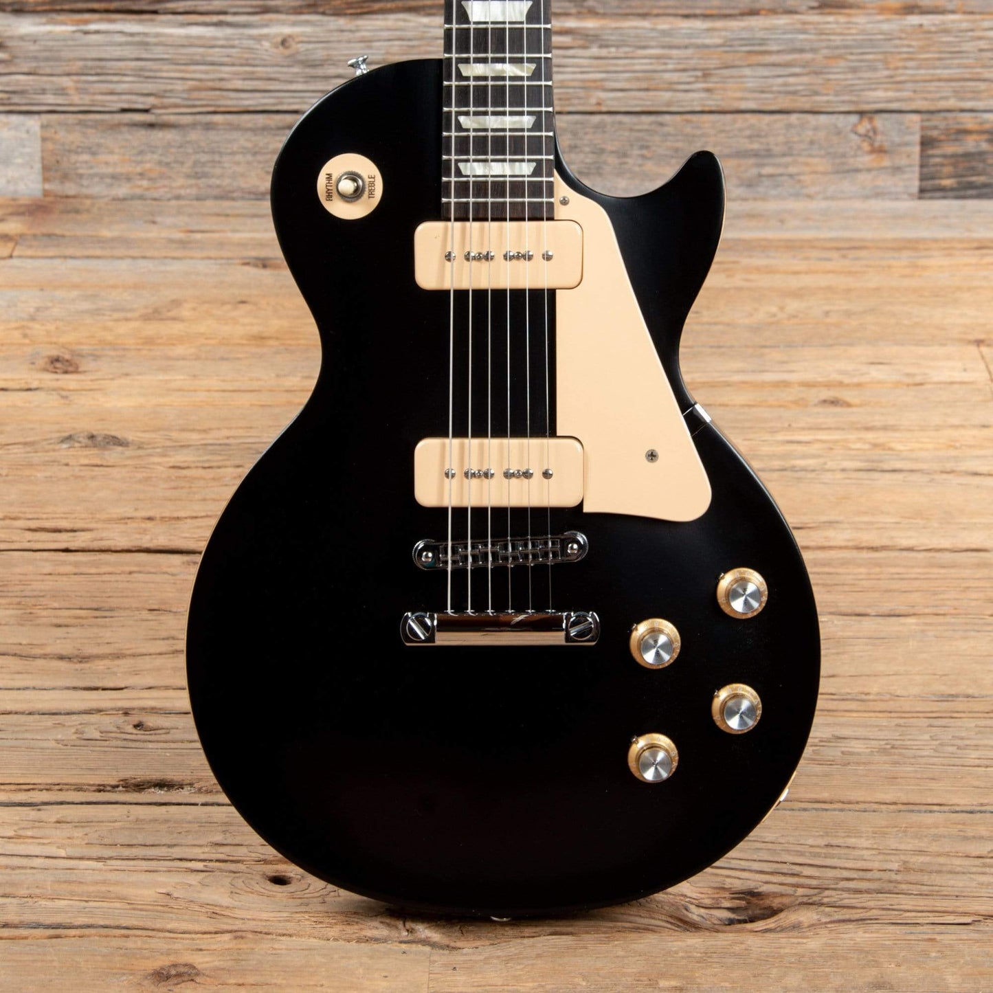 Gibson Les Paul Studio '50s Tribute Satin Black 2011 Electric Guitars / Solid Body