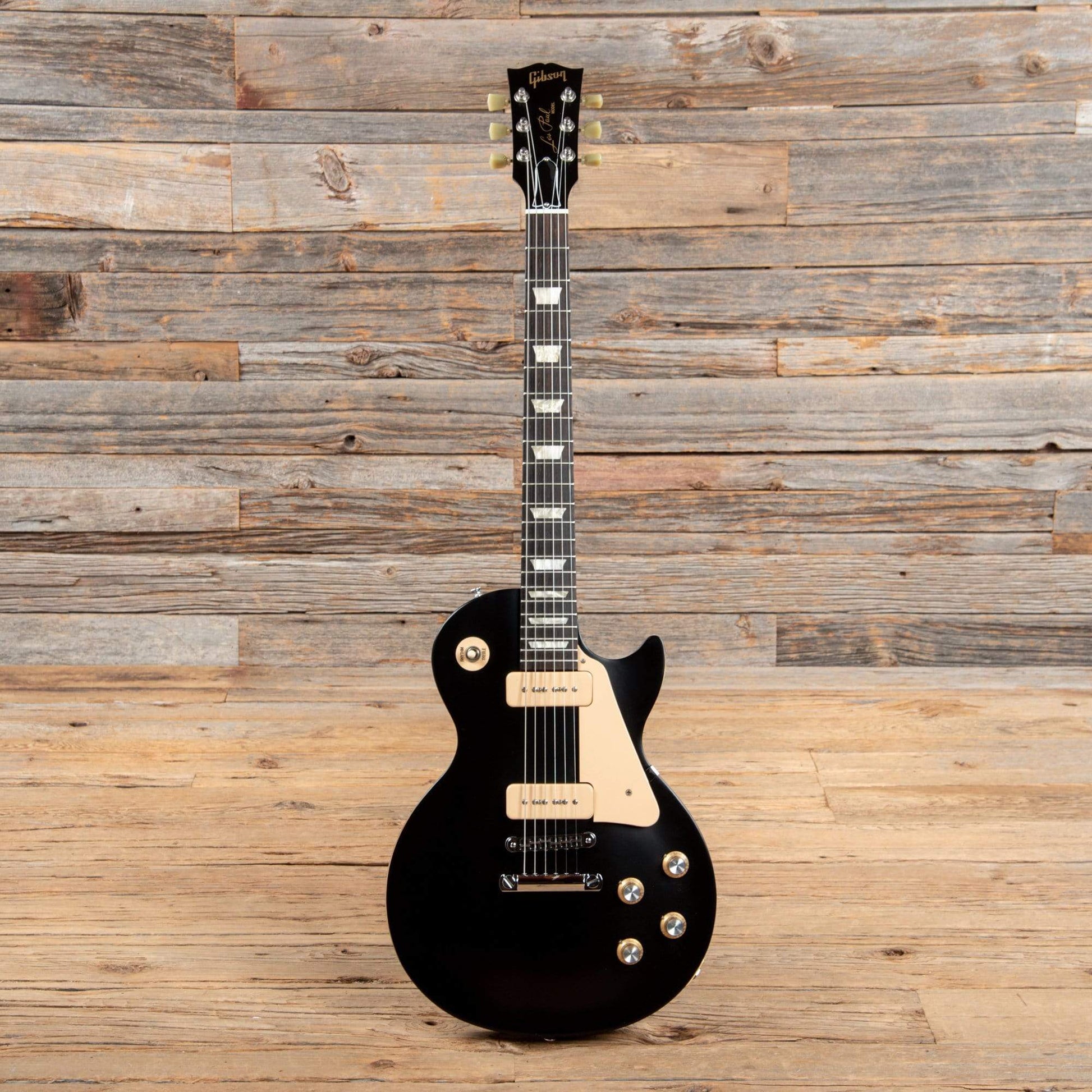 Gibson Les Paul Studio '50s Tribute Satin Black 2011 Electric Guitars / Solid Body