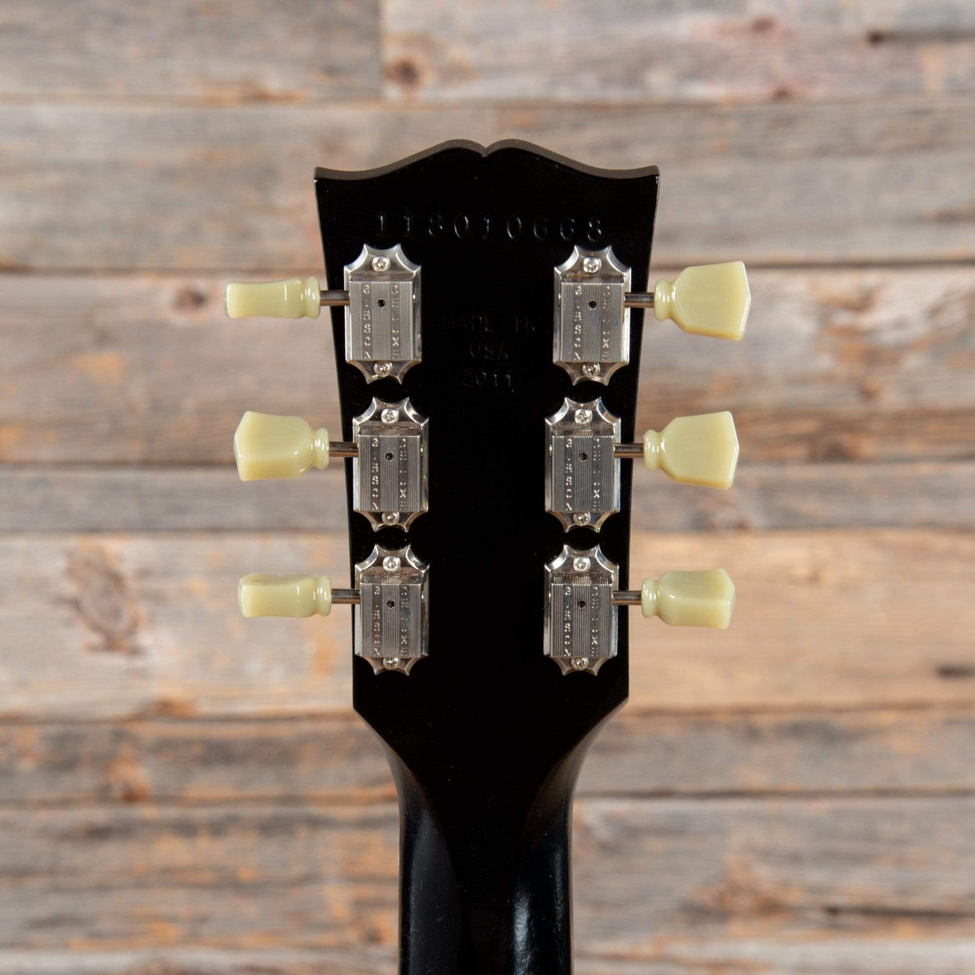 Gibson Les Paul Studio '50s Tribute Satin Black 2011 Electric Guitars / Solid Body