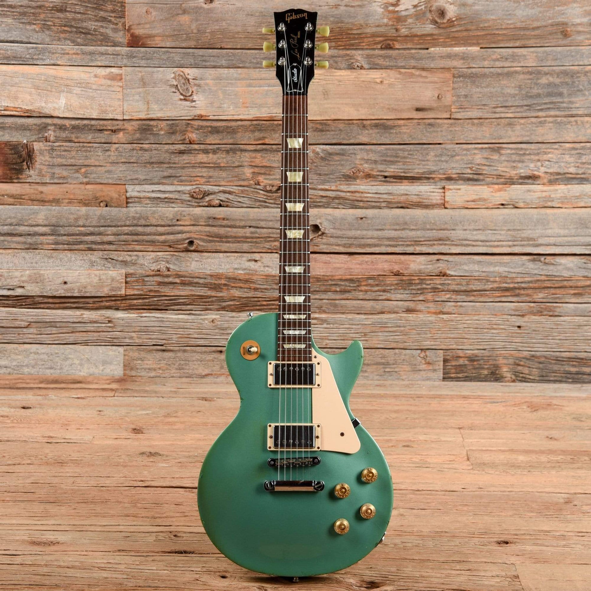 Gibson Les Paul Studio Aged Pelham Blue 2012 Electric Guitars / Solid Body