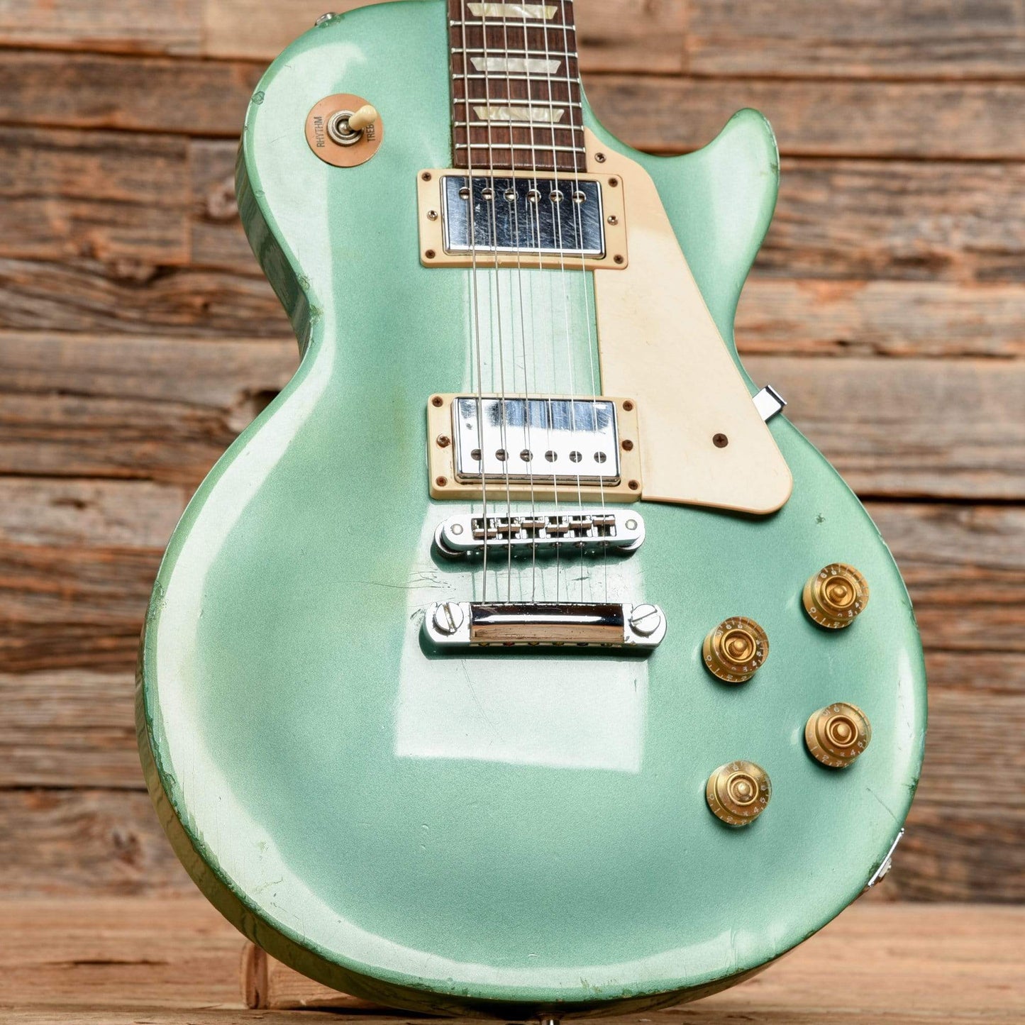 Gibson Les Paul Studio Aged Pelham Blue 2012 Electric Guitars / Solid Body