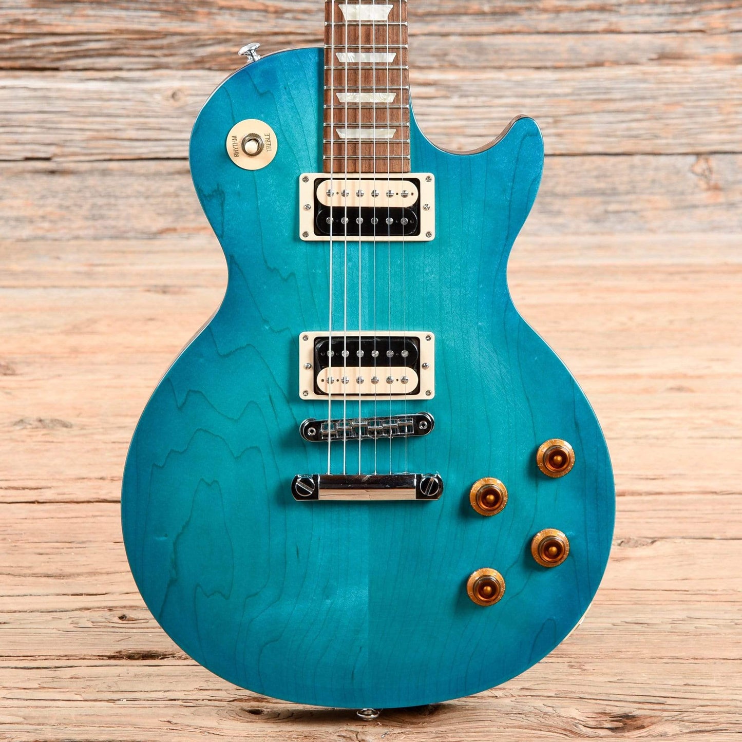 Gibson Les Paul Studio Deluxe Caribbean Night 2016 Electric Guitars / Solid Body