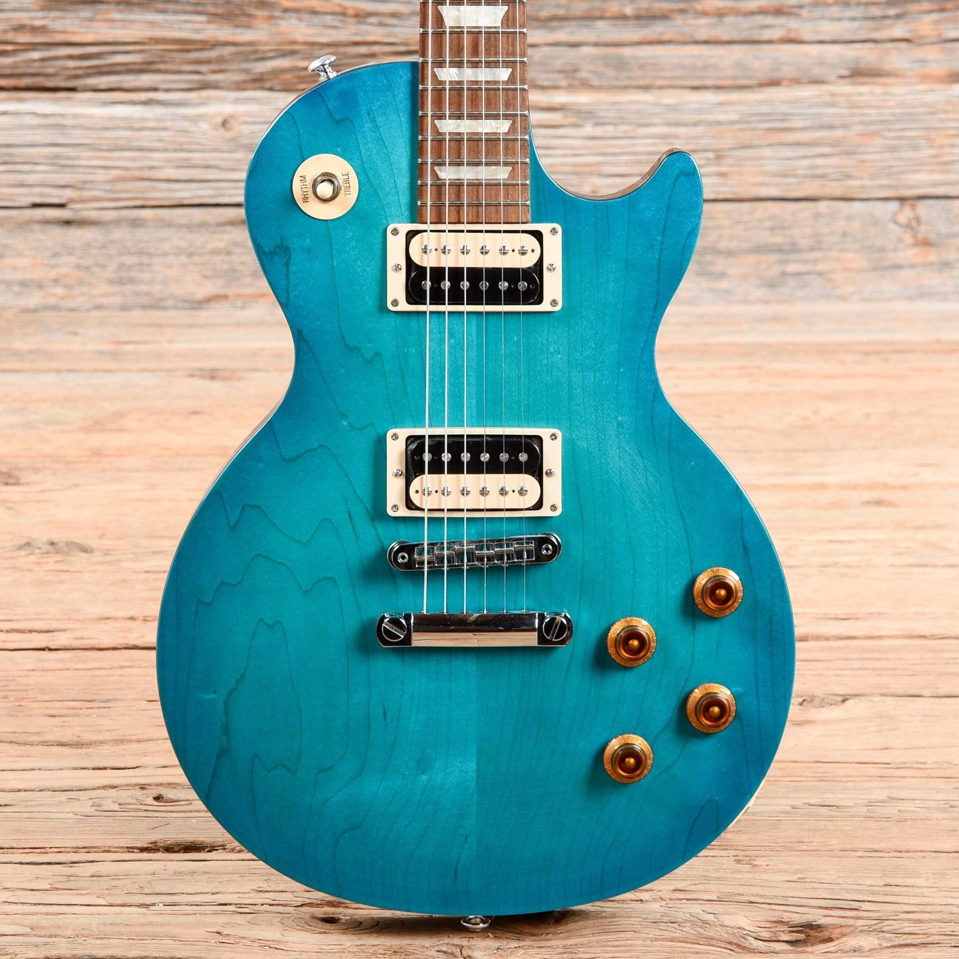 Gibson Les Paul Studio Deluxe Caribbean Night 2016 Electric Guitars / Solid Body