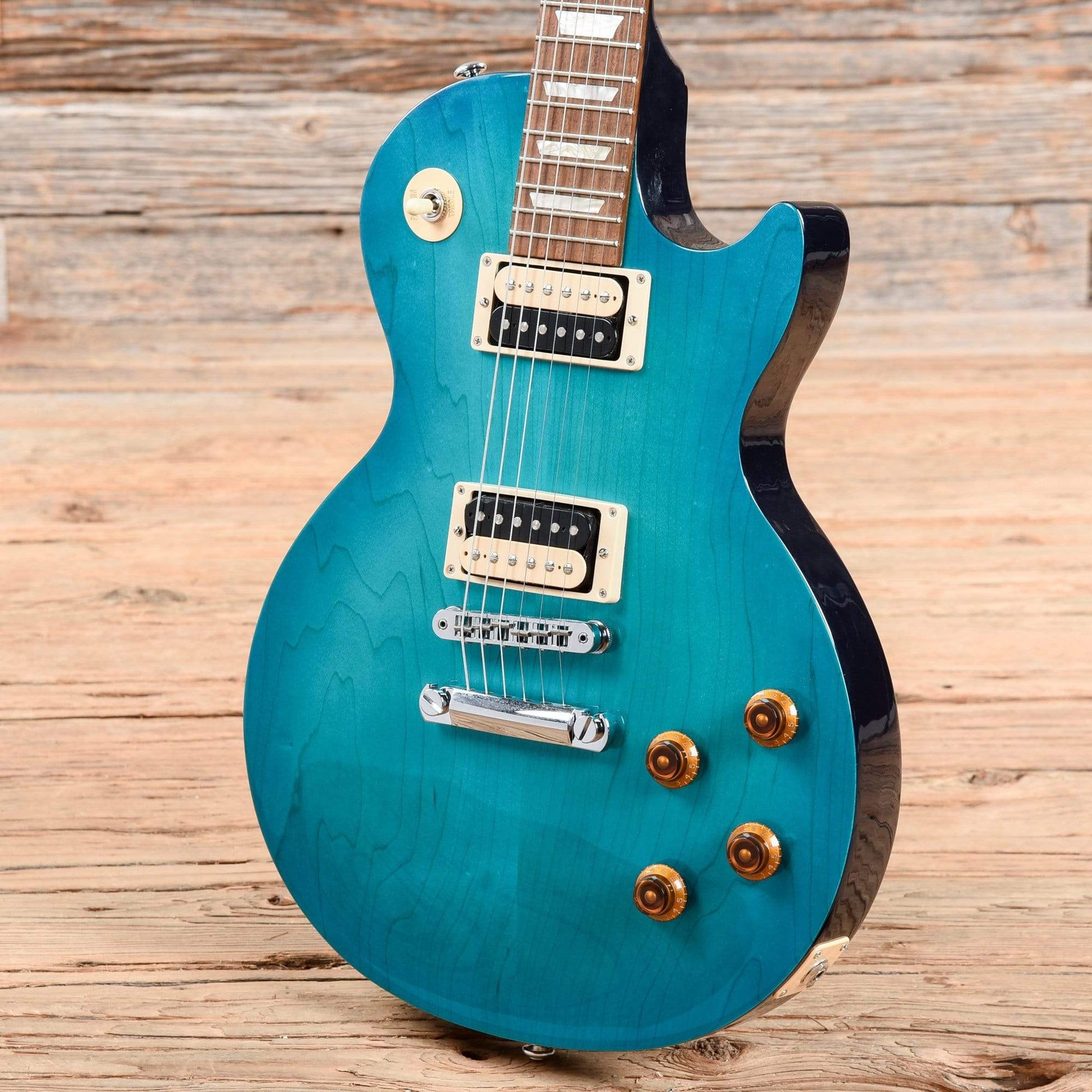 Gibson Les Paul Studio Deluxe Caribbean Night 2016 Electric Guitars / Solid Body