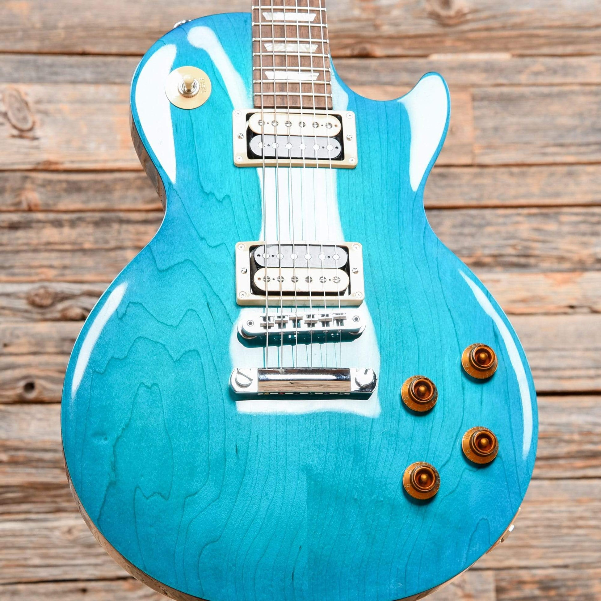 Gibson Les Paul Studio Deluxe Caribbean Night 2016 Electric Guitars / Solid Body