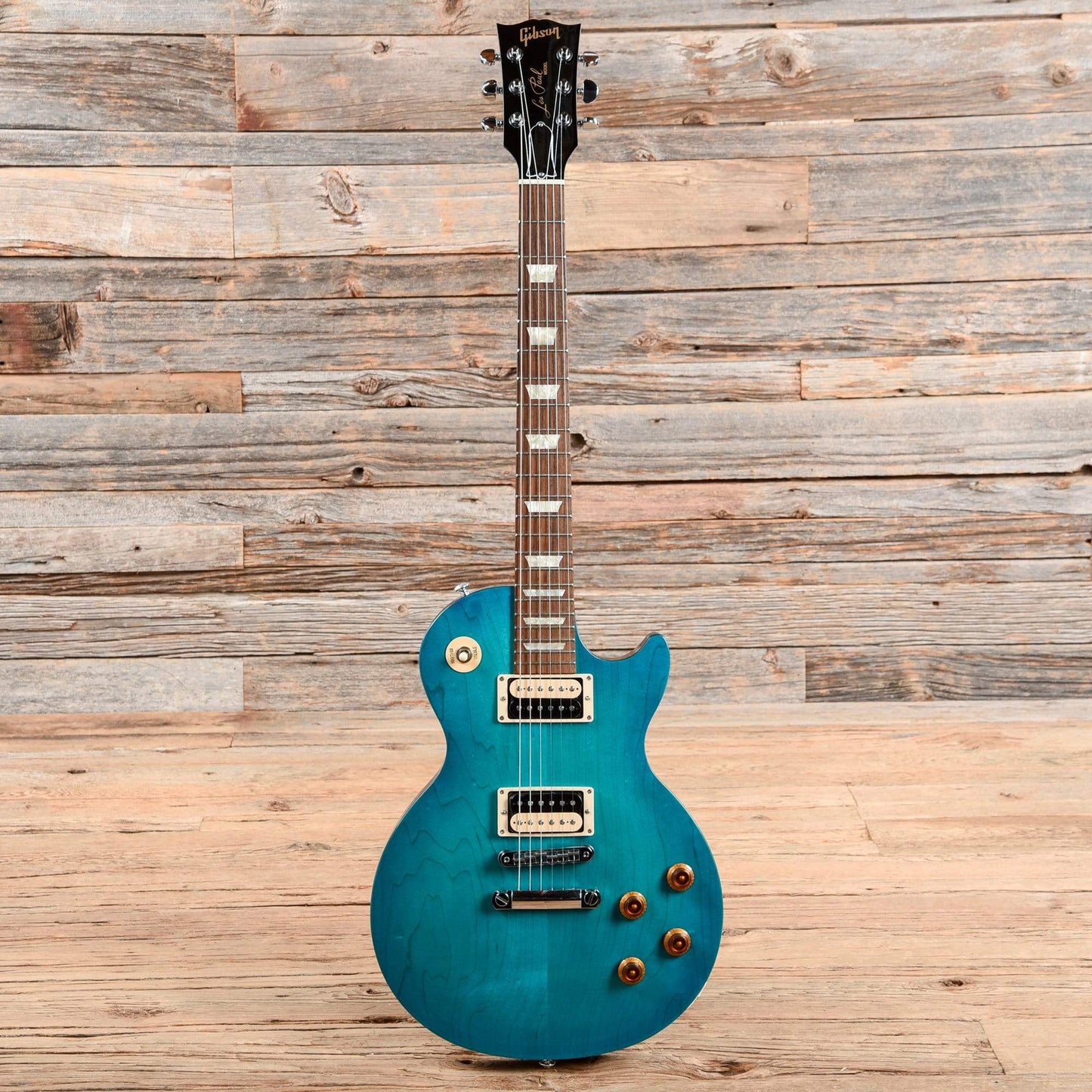 Gibson Les Paul Studio Deluxe Caribbean Night 2016 Electric Guitars / Solid Body