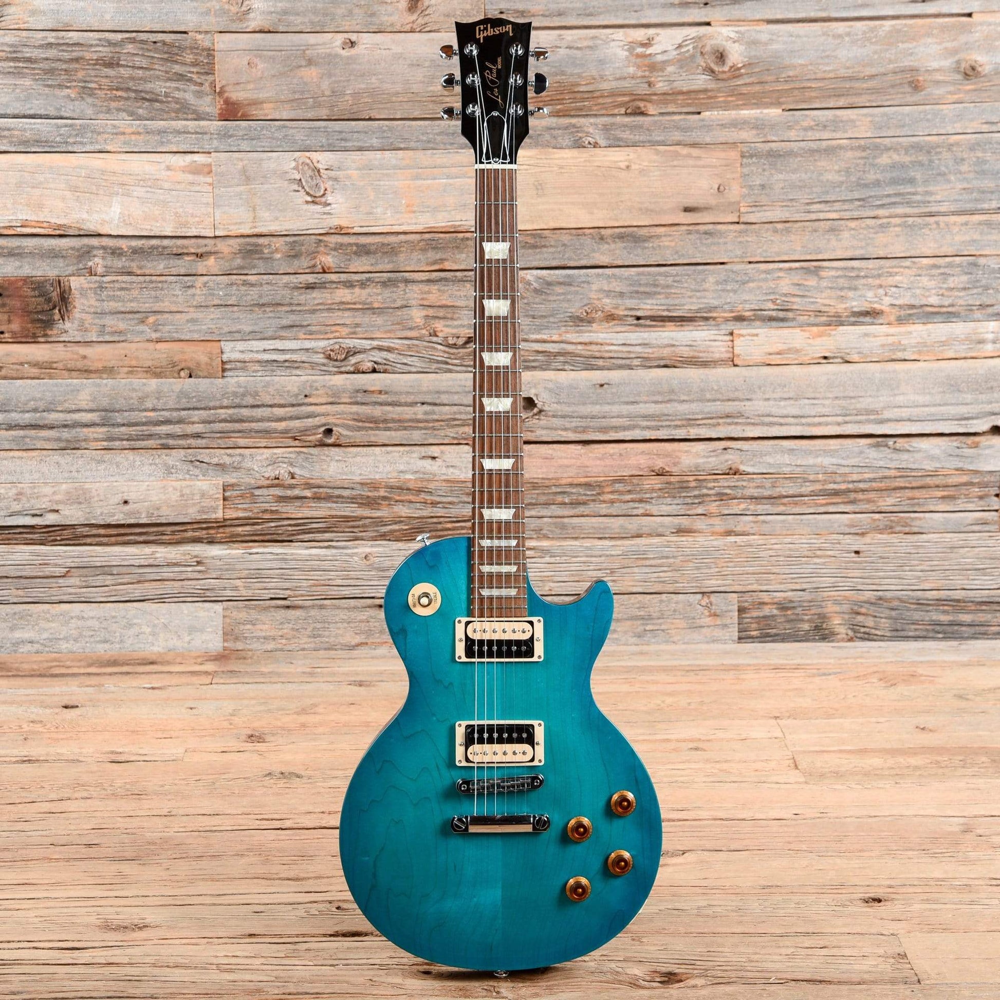 Gibson Les Paul Studio Deluxe Caribbean Night 2016 Electric Guitars / Solid Body